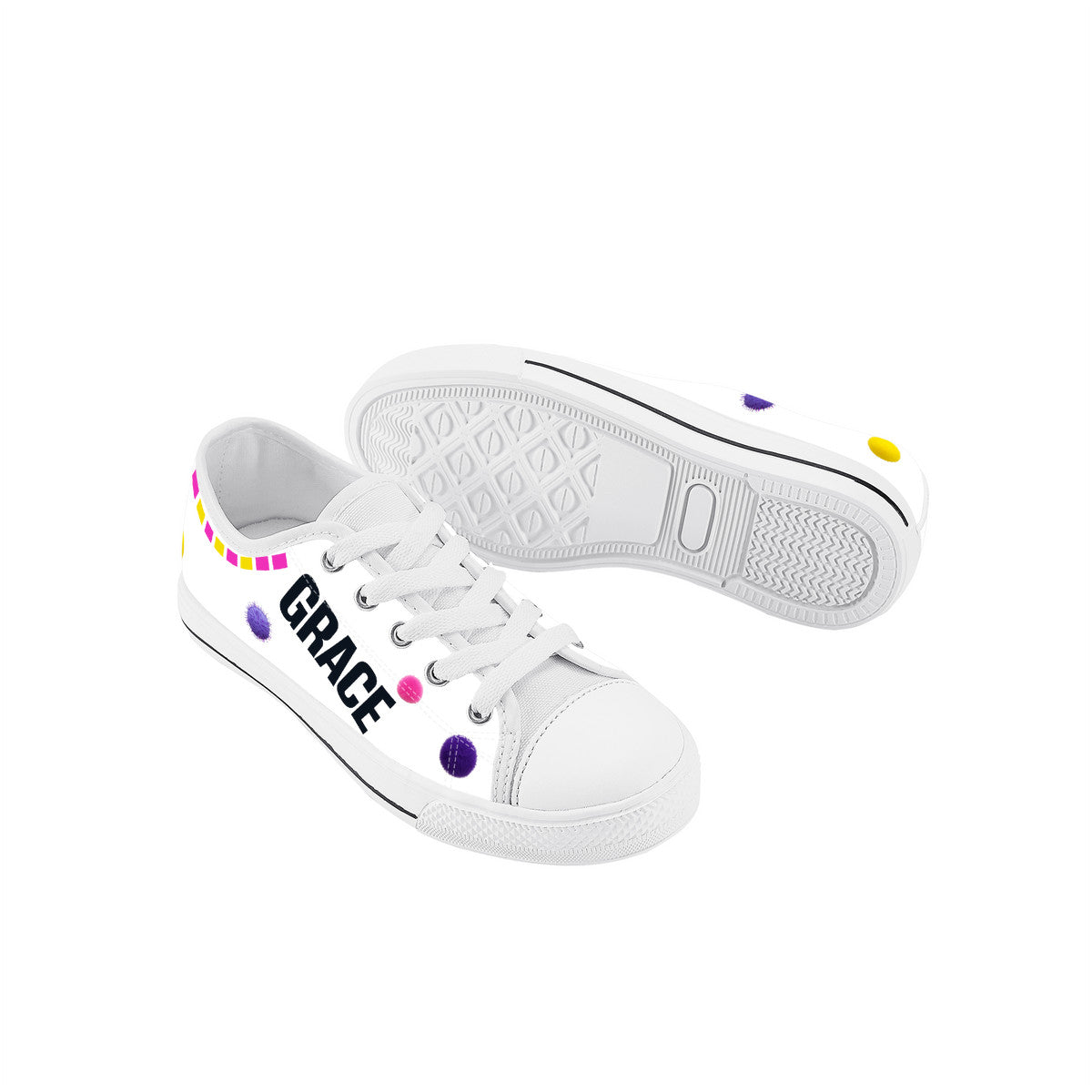 SF_K13 Kids Low Top Canvas Shoes