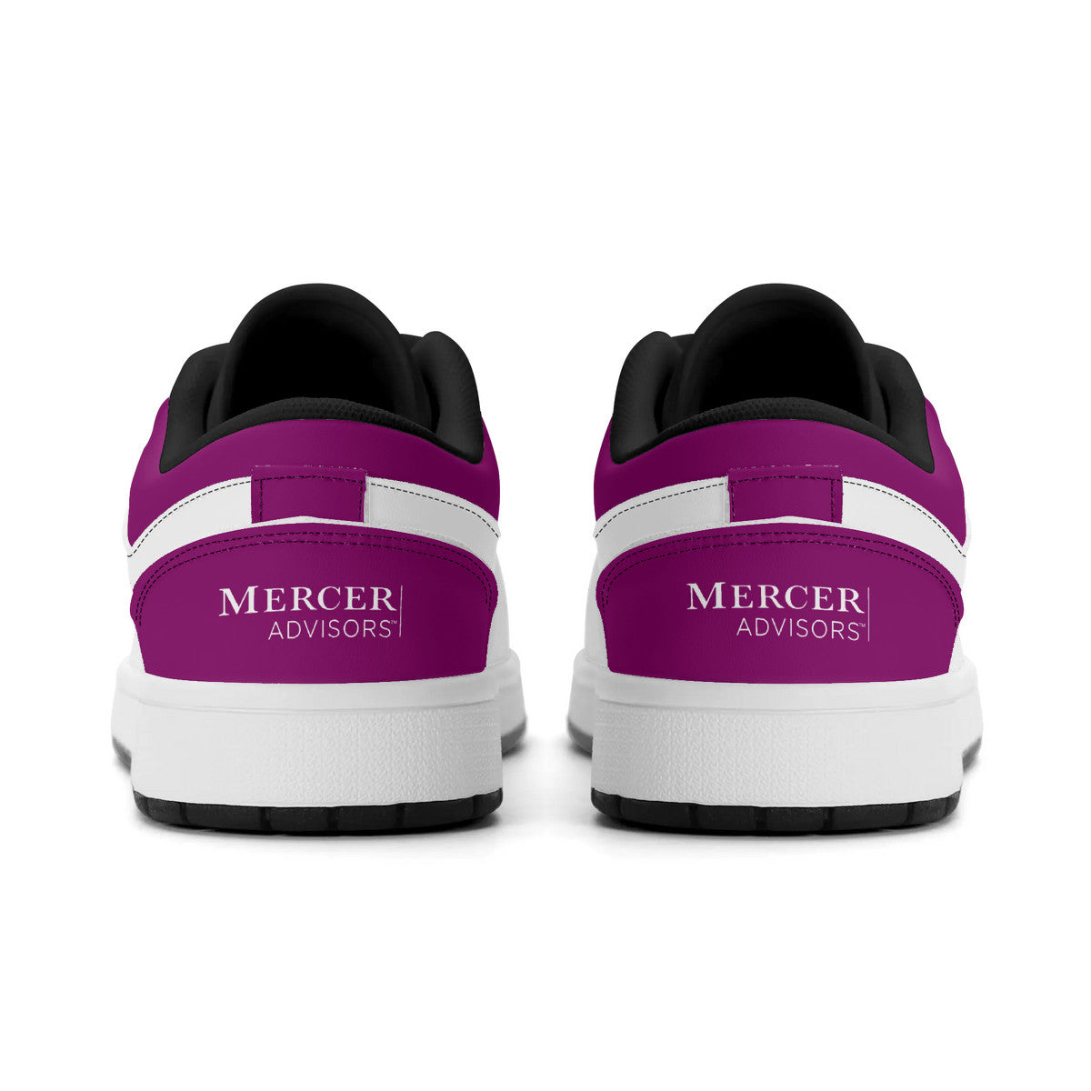Mercer Advisors | Custom Branded Shoes | Shoe Zero V4 (Dark Raspberry + Charcoal)