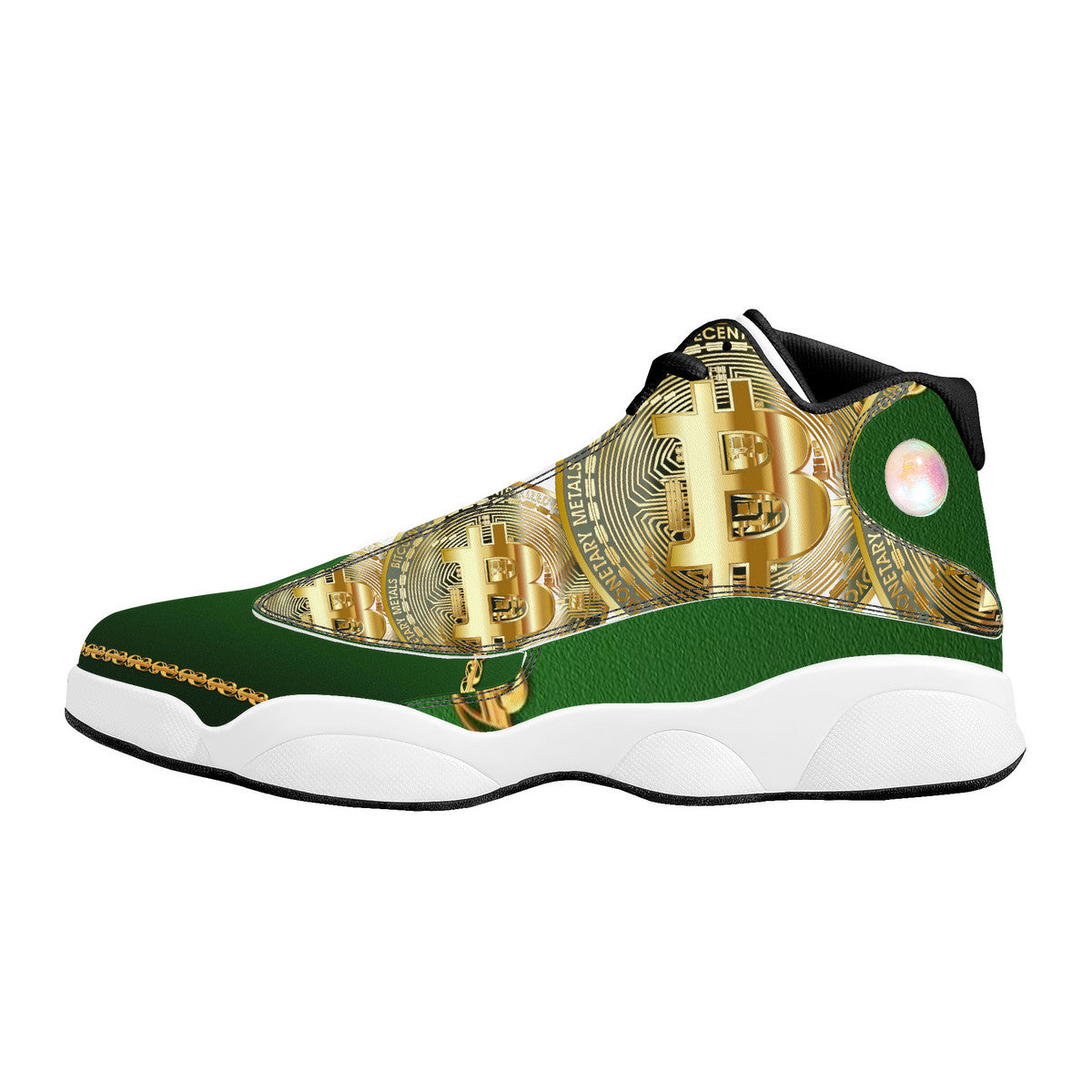 Bitcoin Drip | Custom High Tops | Shoe Zero