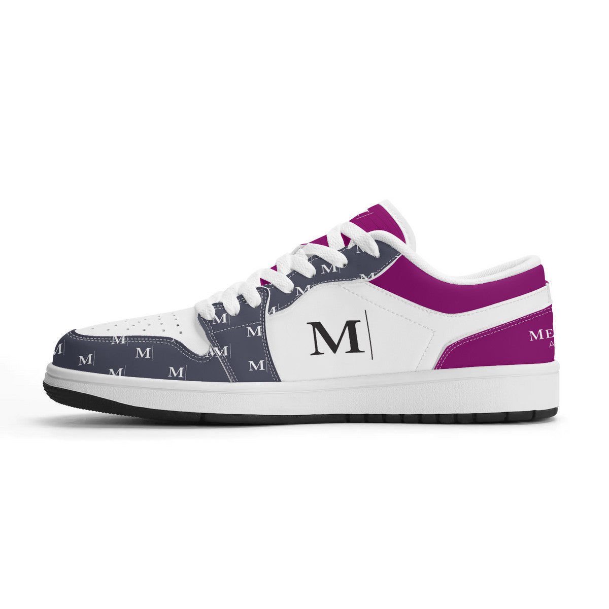 Mercer Advisors | Custom Branded Shoes | Shoe Zero V4 (Dark Raspberry + Charcoal)