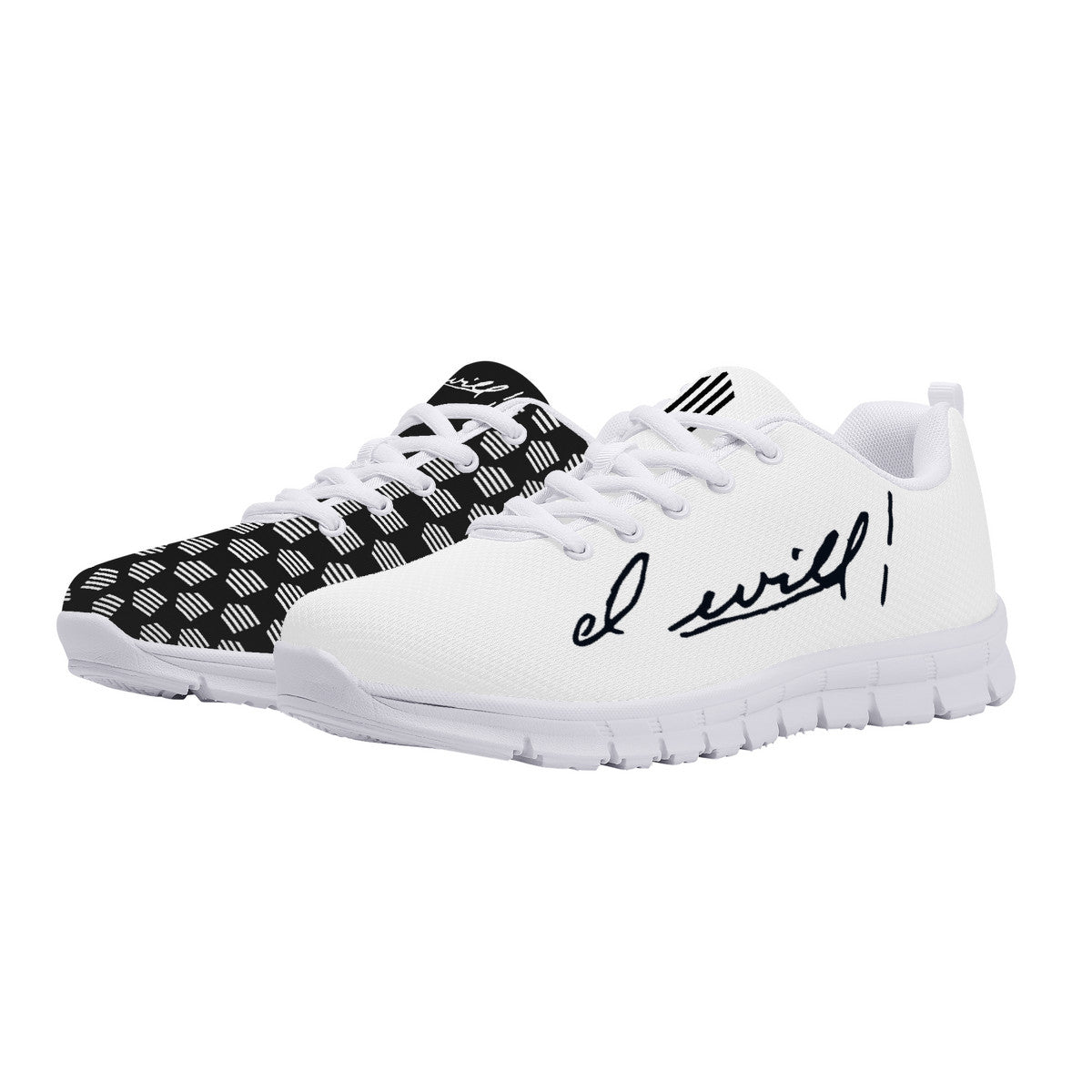Jack Trice | V1 Customized Sneakers - White - Shoe Zero