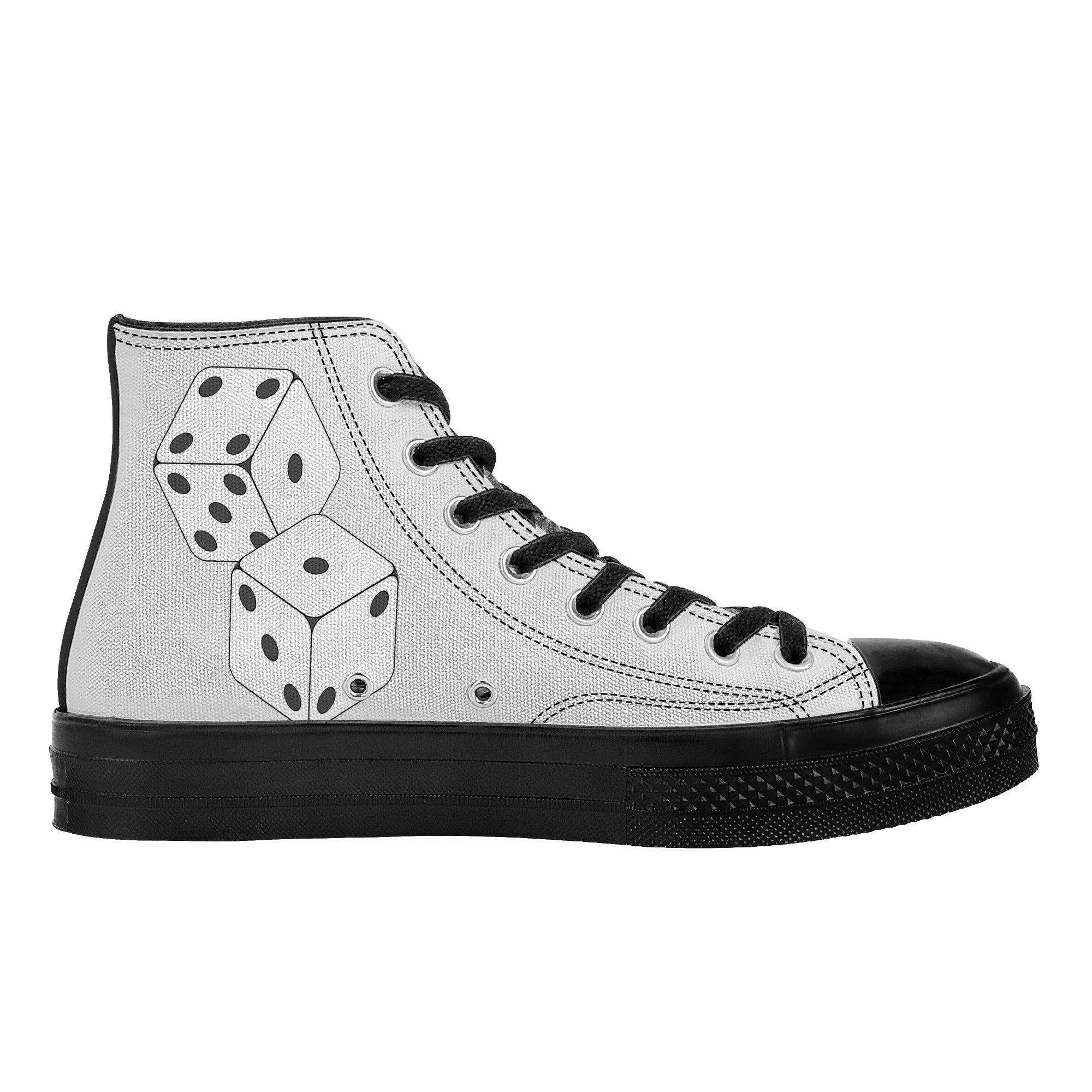 Double Dice Canvas High Tops | Custom Branded Shoes | Shoe Zero