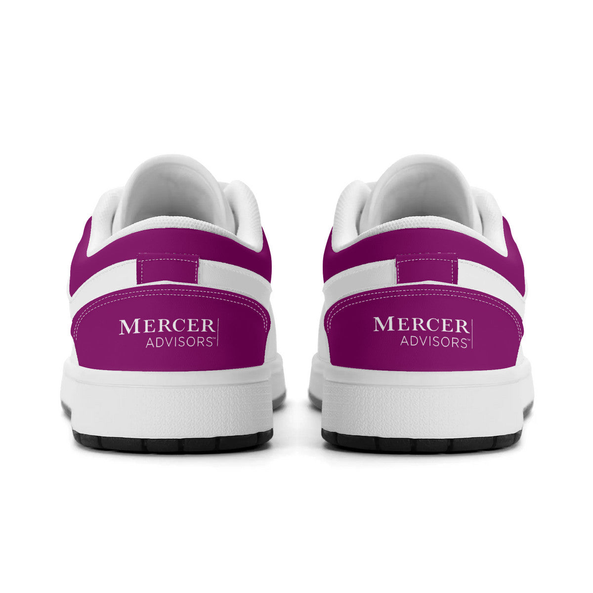 Mercer Advisors | Custom Branded Shoes | Shoe Zero V4 (Dark Raspberry + Charcoal)
