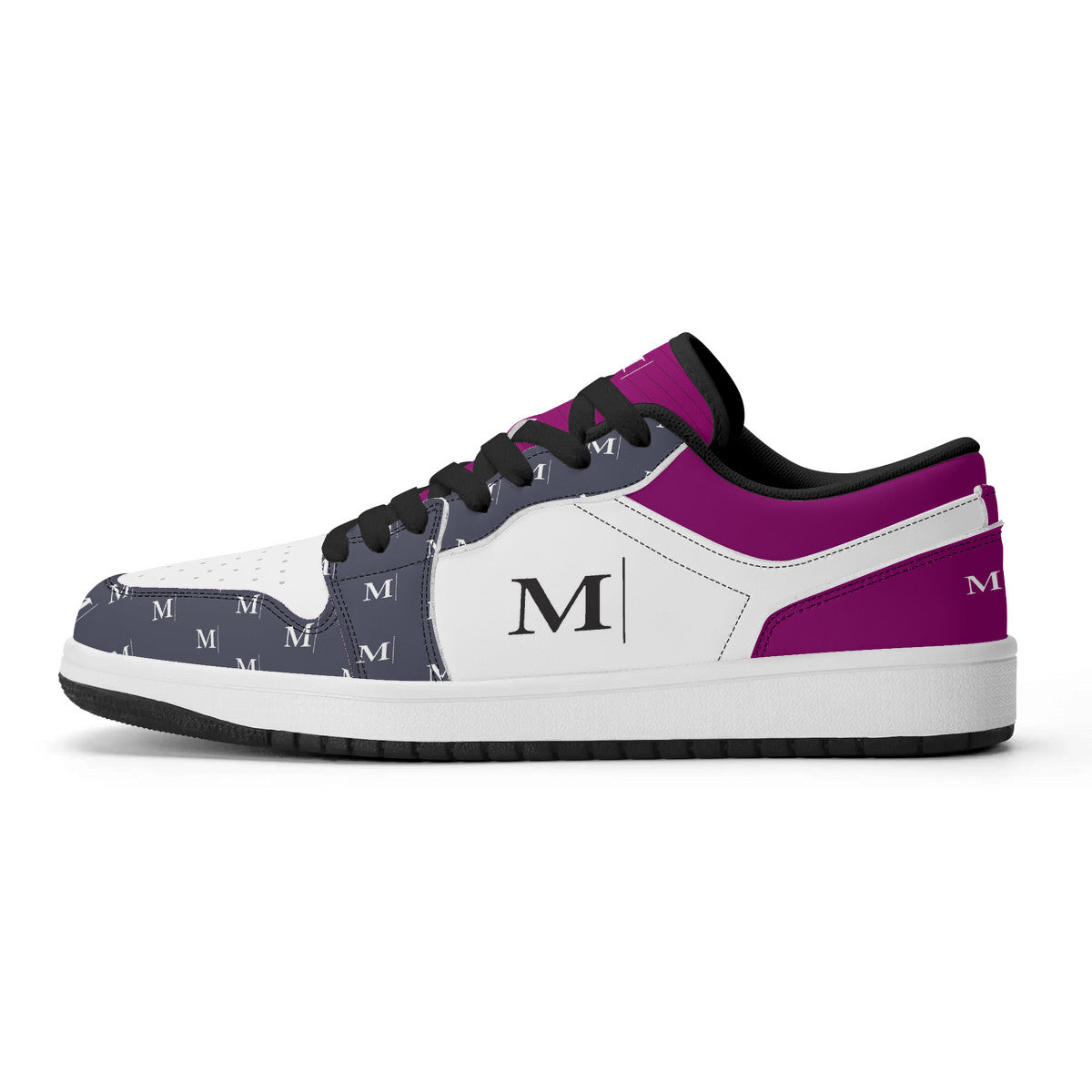 Mercer Advisors | Custom Branded Shoes | Shoe Zero V4 (Dark Raspberry + Charcoal)