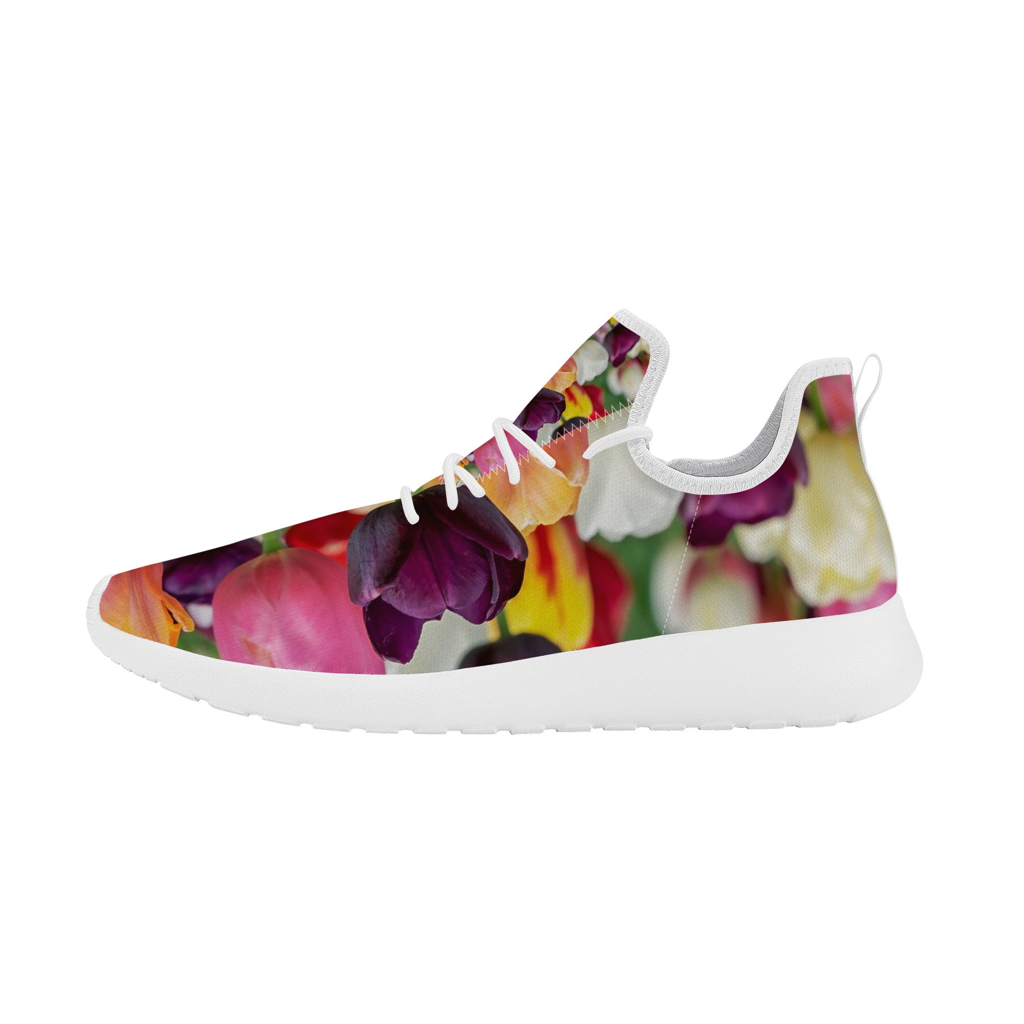 Floral Burst | Custom Mesh Shoes | Shoe Zero