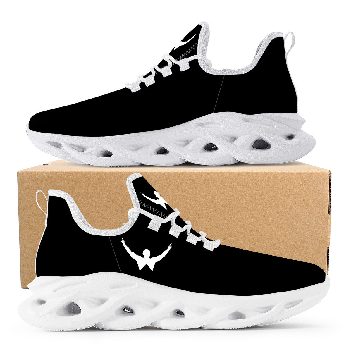 Customizable Flex Control Sneaker | White Flex Sole Custom Sneaker