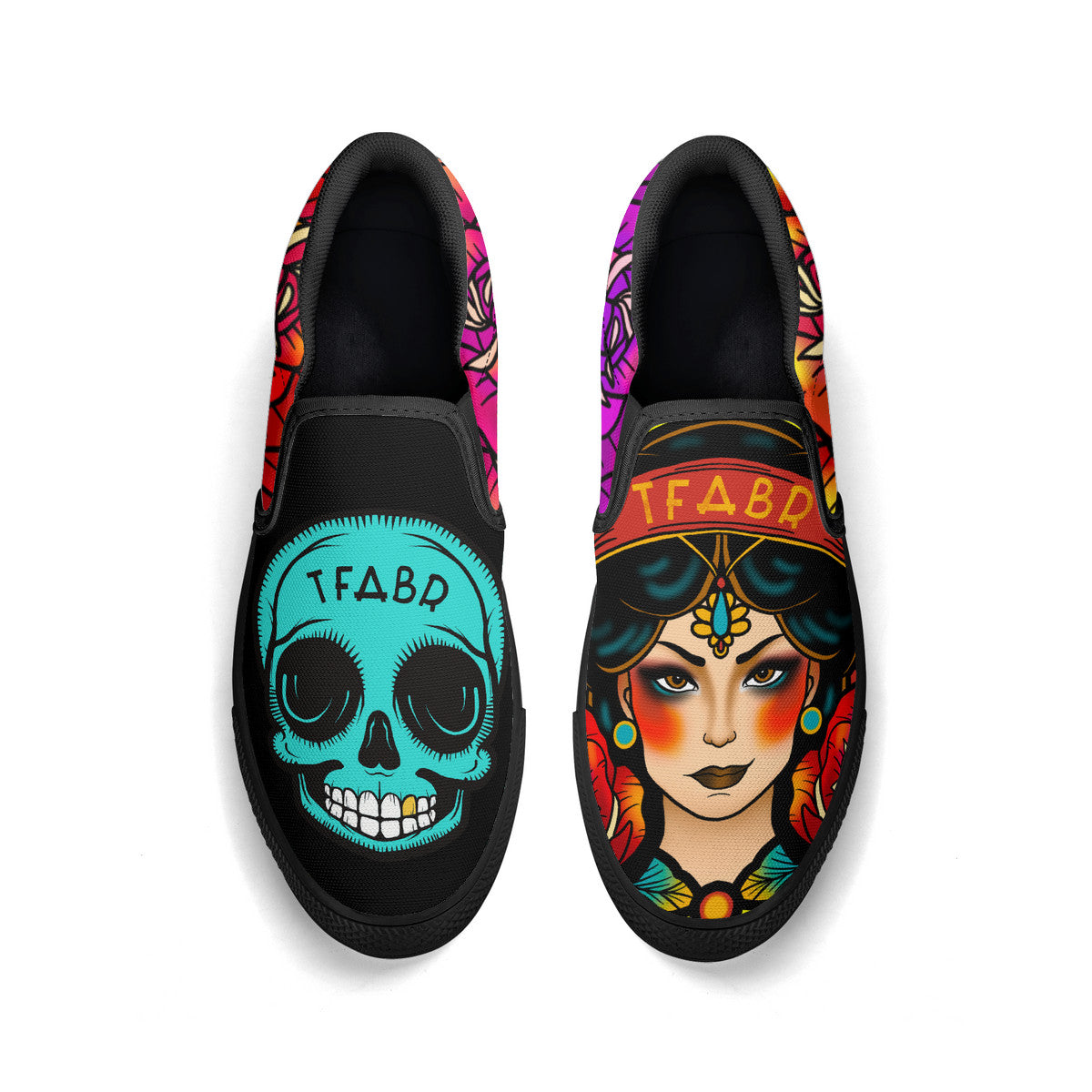 Skull Beauty | Custom Cool Shoes | Shoe Zero