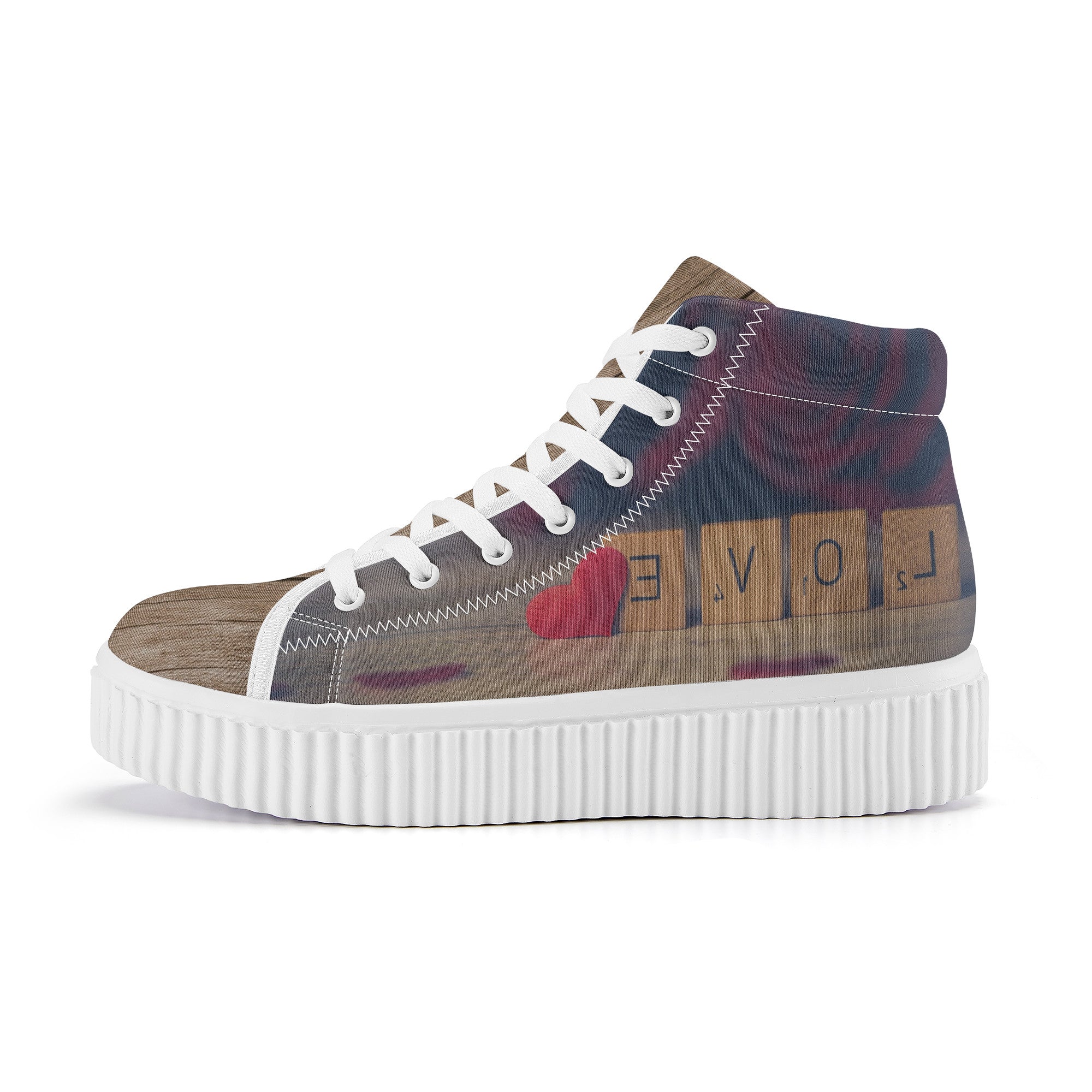 Love Script High Tops | Custom Branded Shoes | Shoe Zero