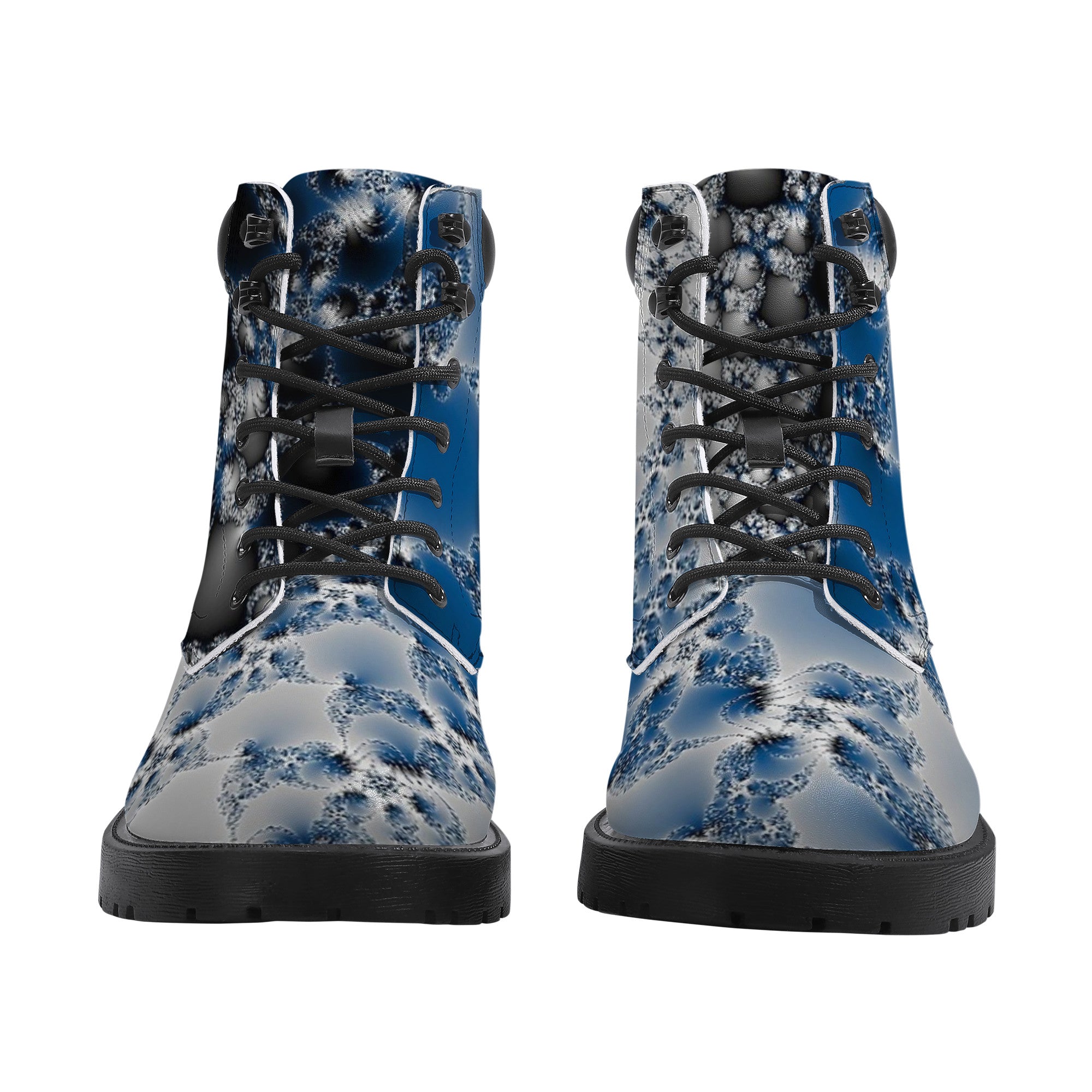 Blue "Snow Shoes" | Boots Customized | Shoe Zero