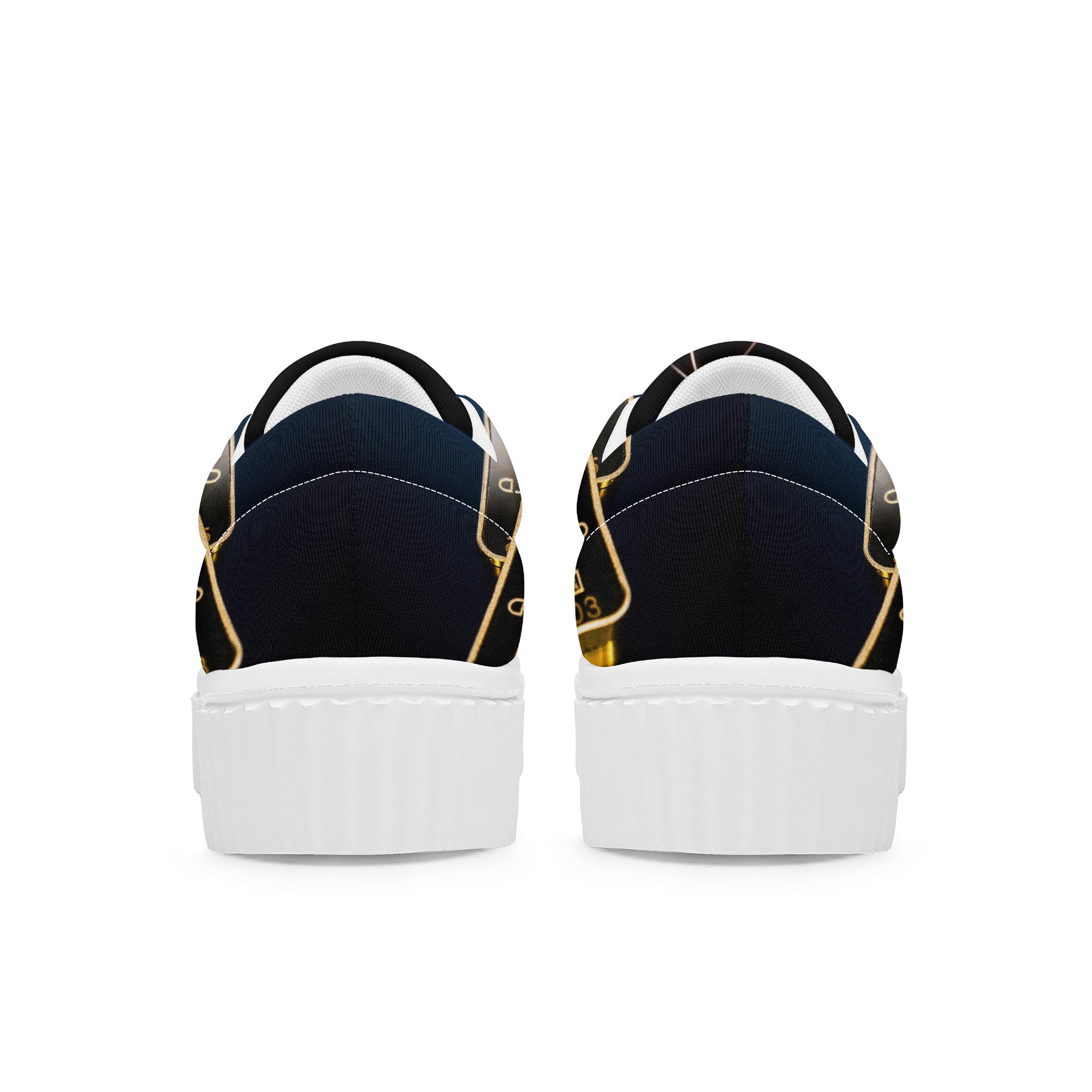 Gold Bars Women's Sneaker | Low Top Customized | Shoe Zero
