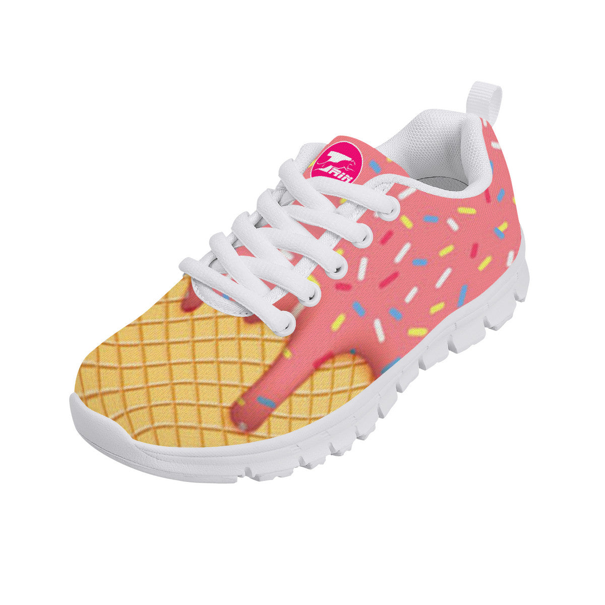 Kids Strawberry w/ Sprinkles Sneakers | Shoe Zero