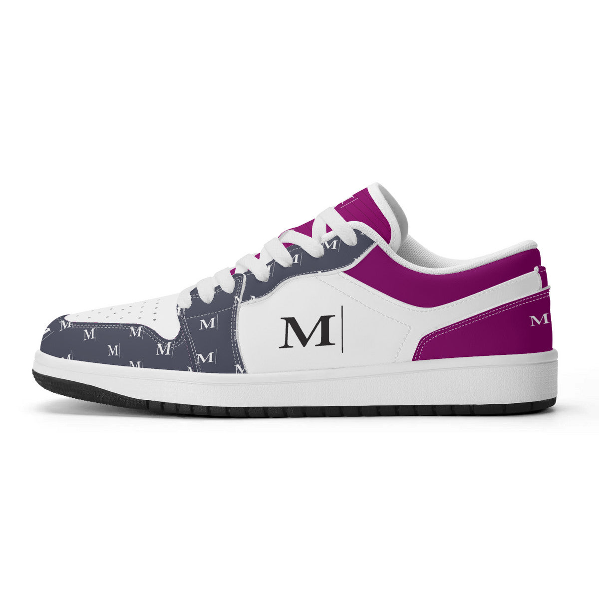 Mercer Advisors | Custom Branded Shoes | Shoe Zero V4 (Dark Raspberry + Charcoal)
