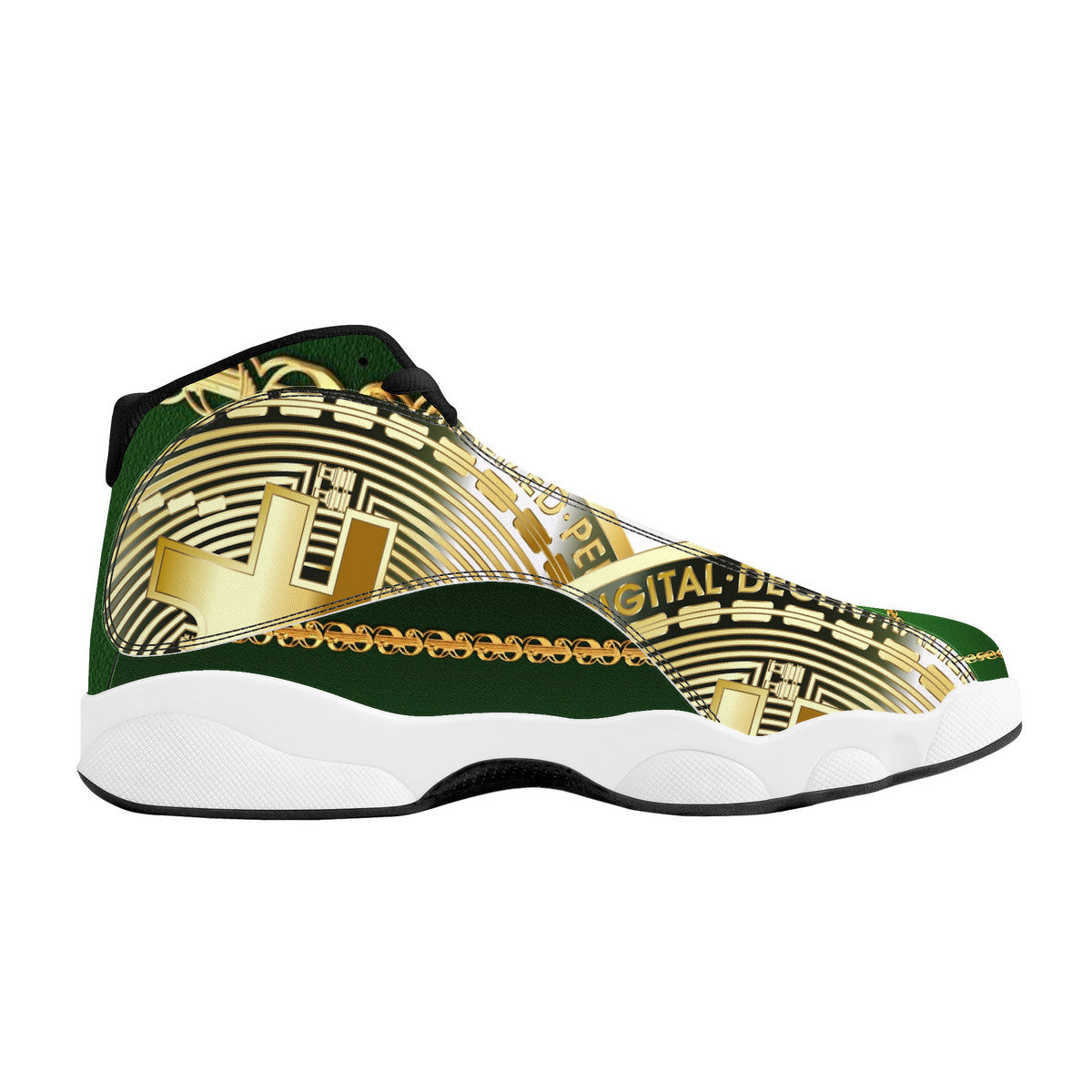 Bitcoin Drip | Custom High Tops | Shoe Zero