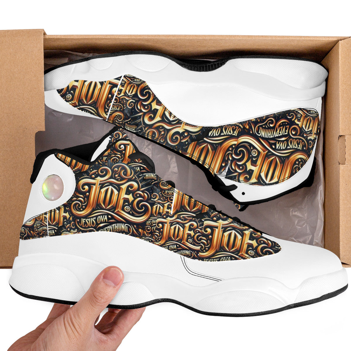 Customized Basketball Shoes - Black