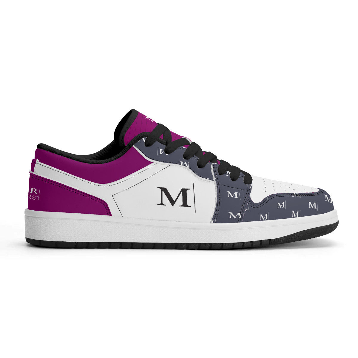 Mercer Advisors | Custom Branded Shoes | Shoe Zero V4 (Dark Raspberry + Charcoal)