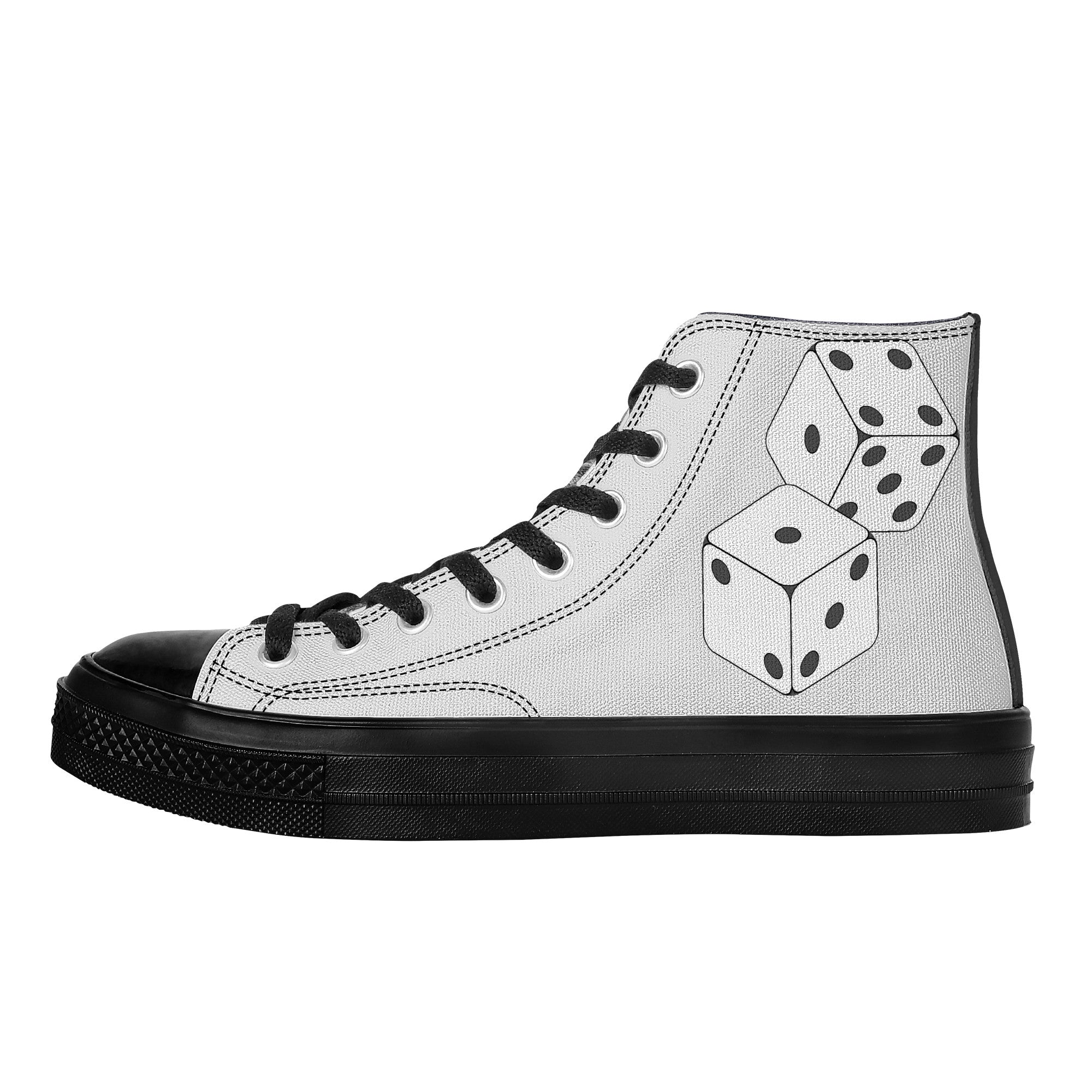 Double Dice Canvas High Tops | Custom Branded Shoes | Shoe Zero
