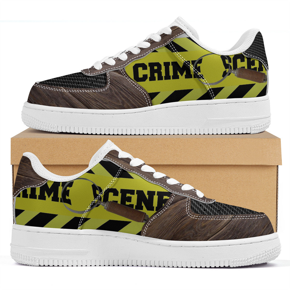 Crime Scene | Low Top Customized | Shoe Zero