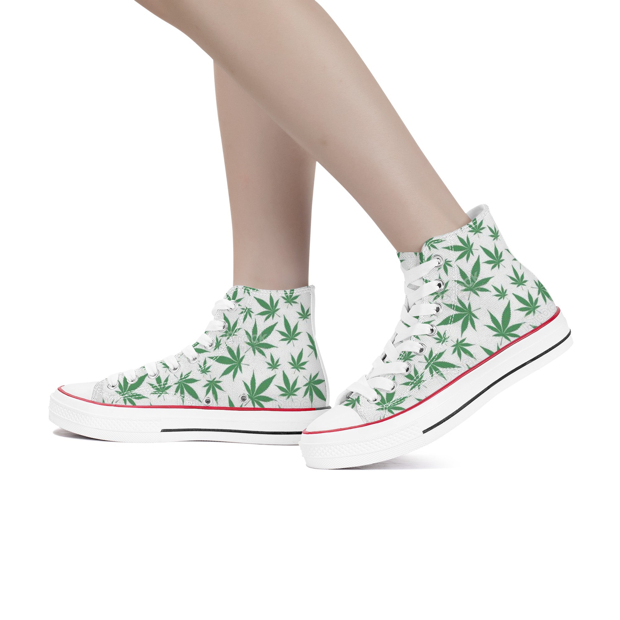 Custom Weed Shoes | High Top Customized | Shoe Zero