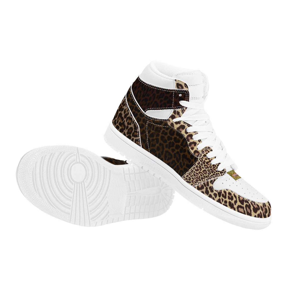 Majestic Black and Gold Print | High Top Customized | Shoe Zero