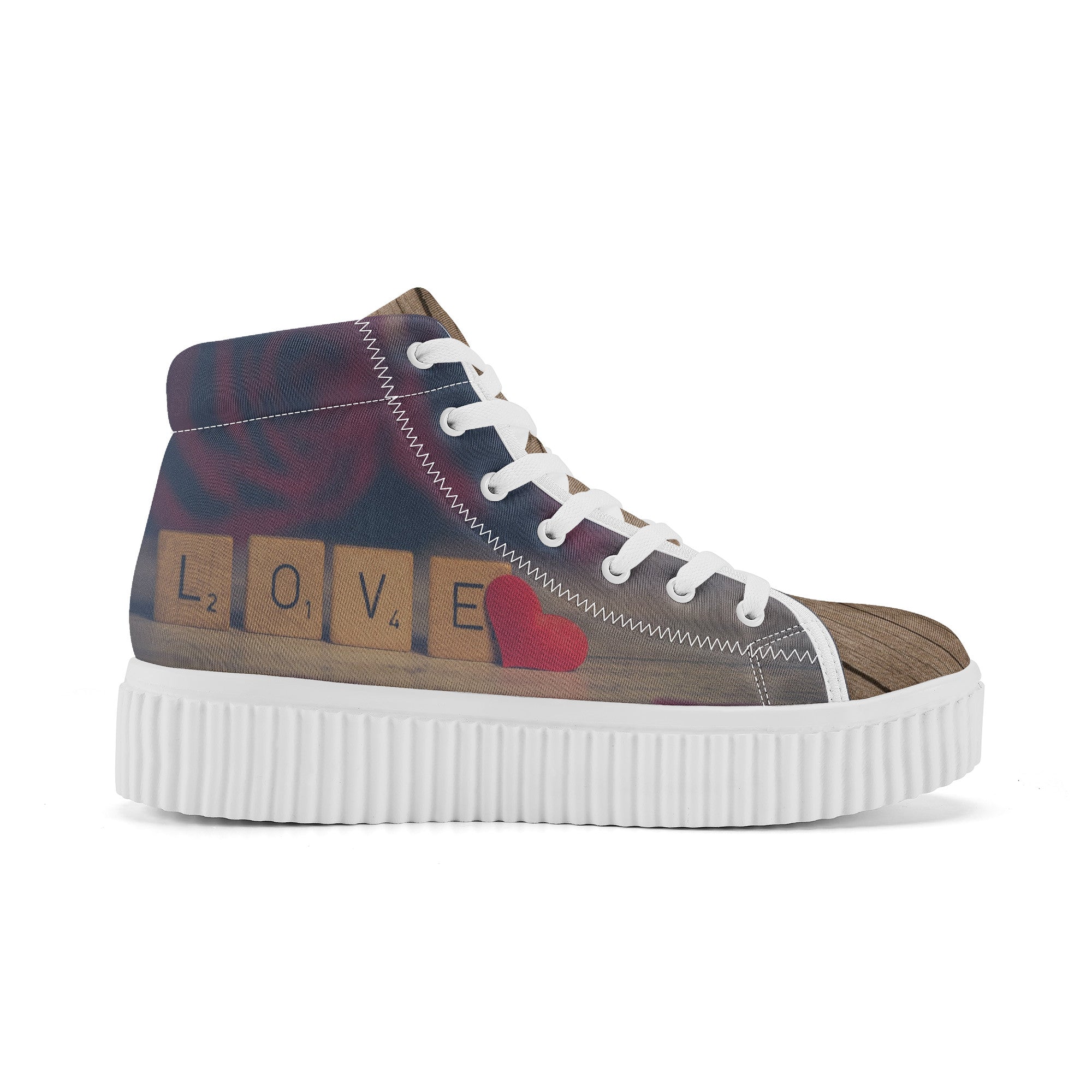 Love Script High Tops | Custom Branded Shoes | Shoe Zero