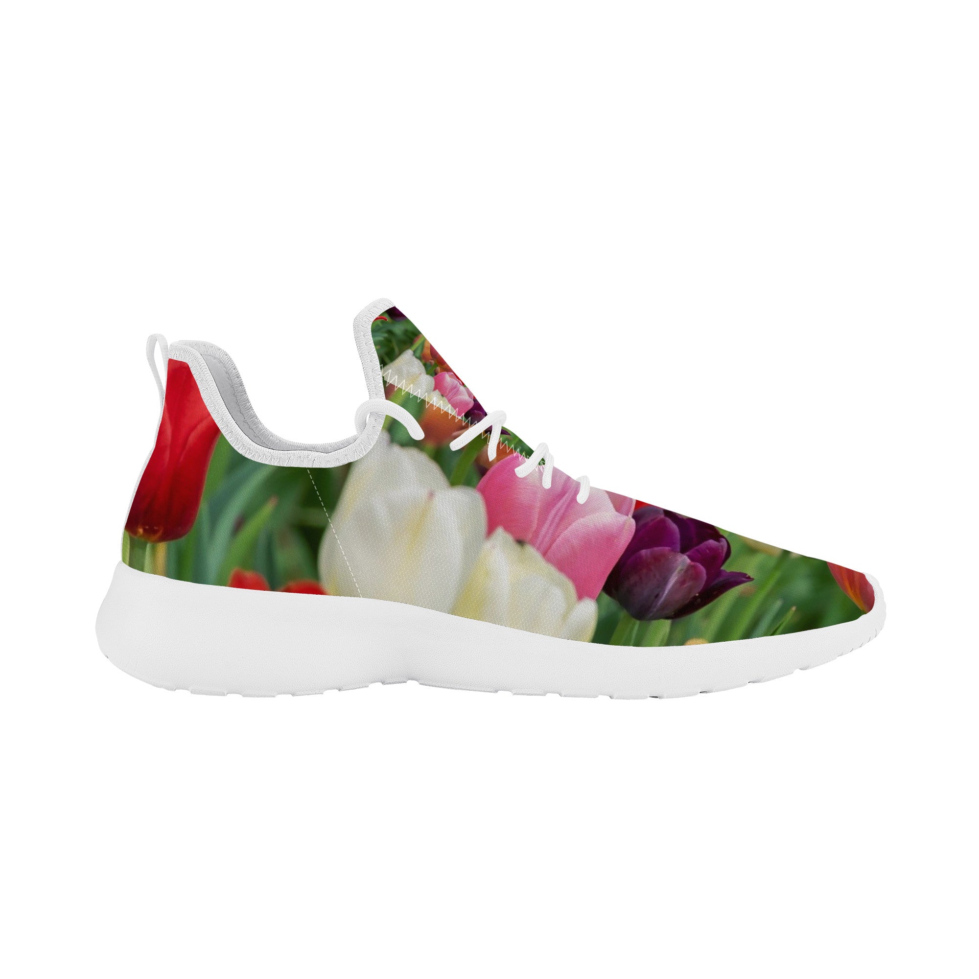 Floral Burst | Custom Mesh Shoes | Shoe Zero