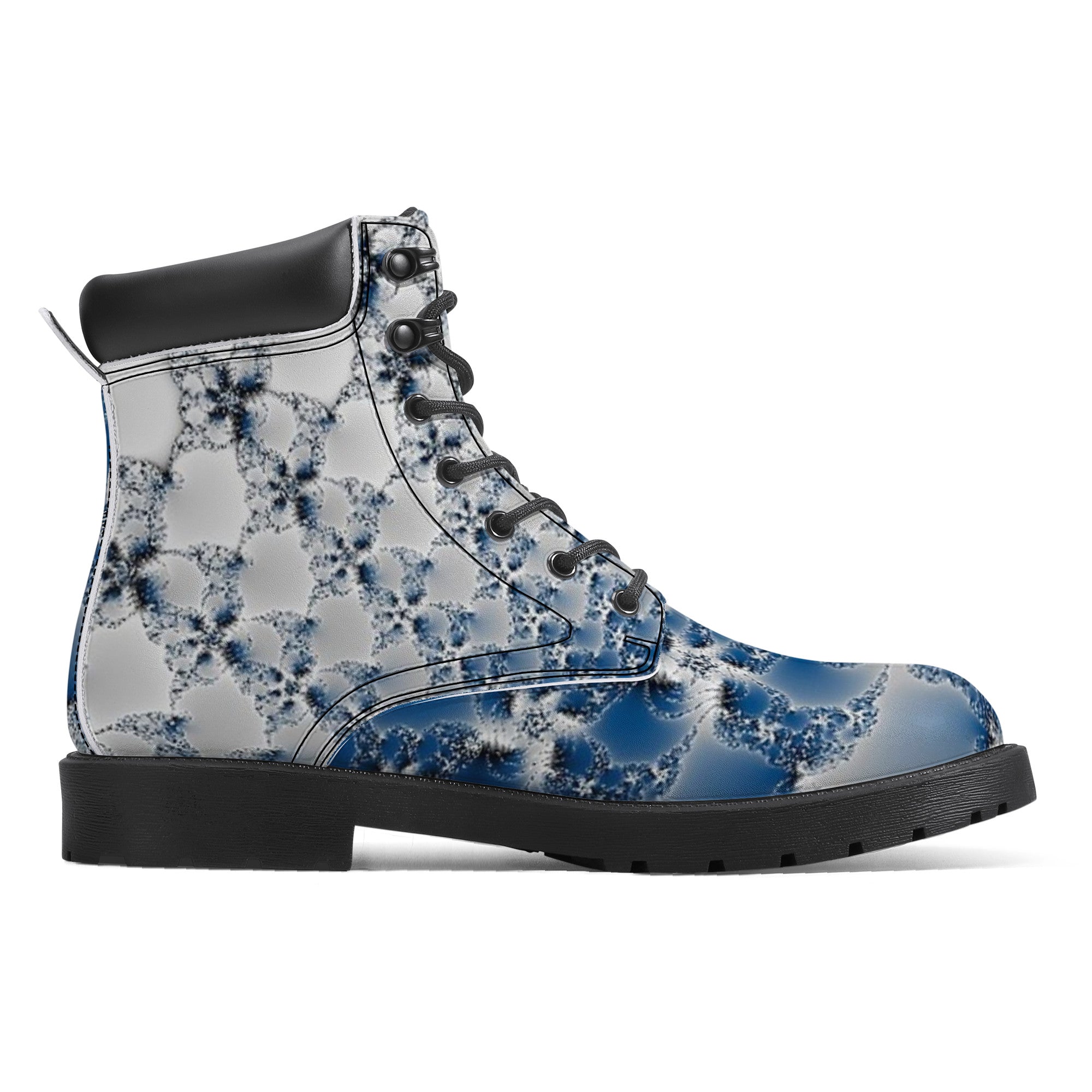 Blue "Snow Shoes" | Boots Customized | Shoe Zero