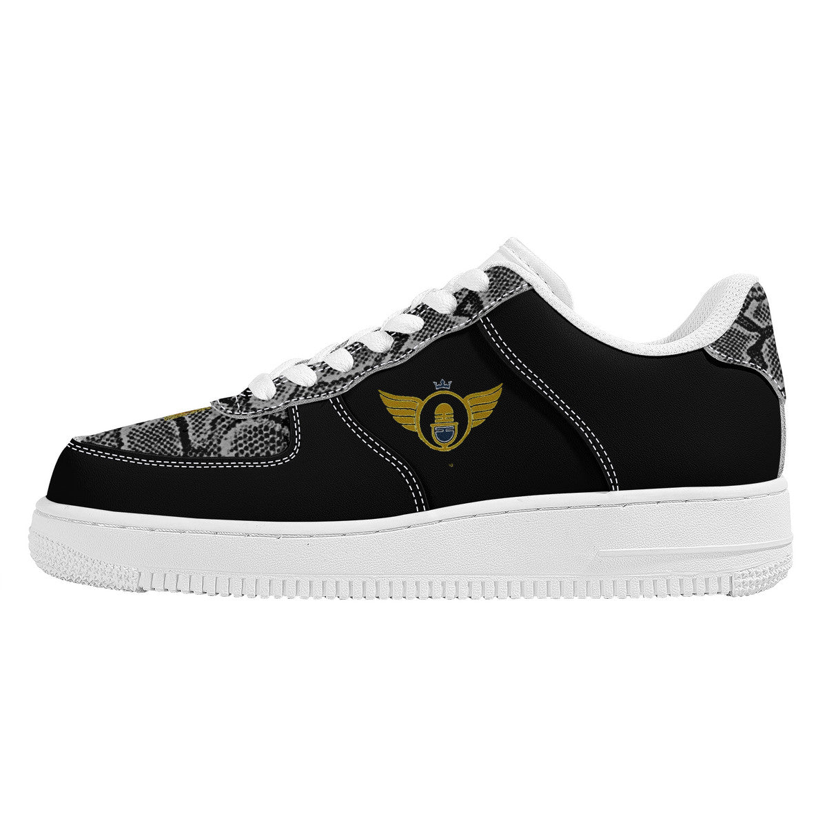 Gold Series - Gold and Black| Low Top Customized | Shoe Zero