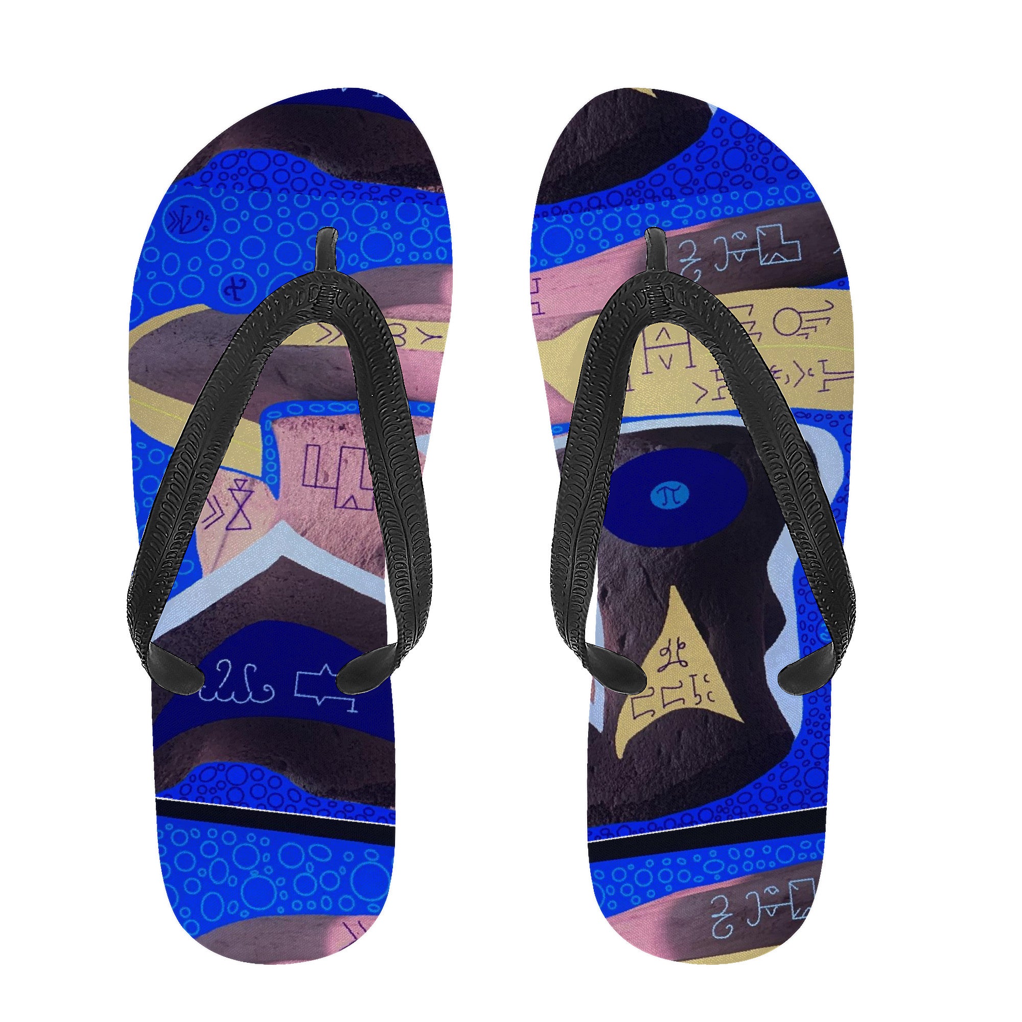 Coolourful flipflop- Forever in peace flip by Sylliboy - Shoe Zero