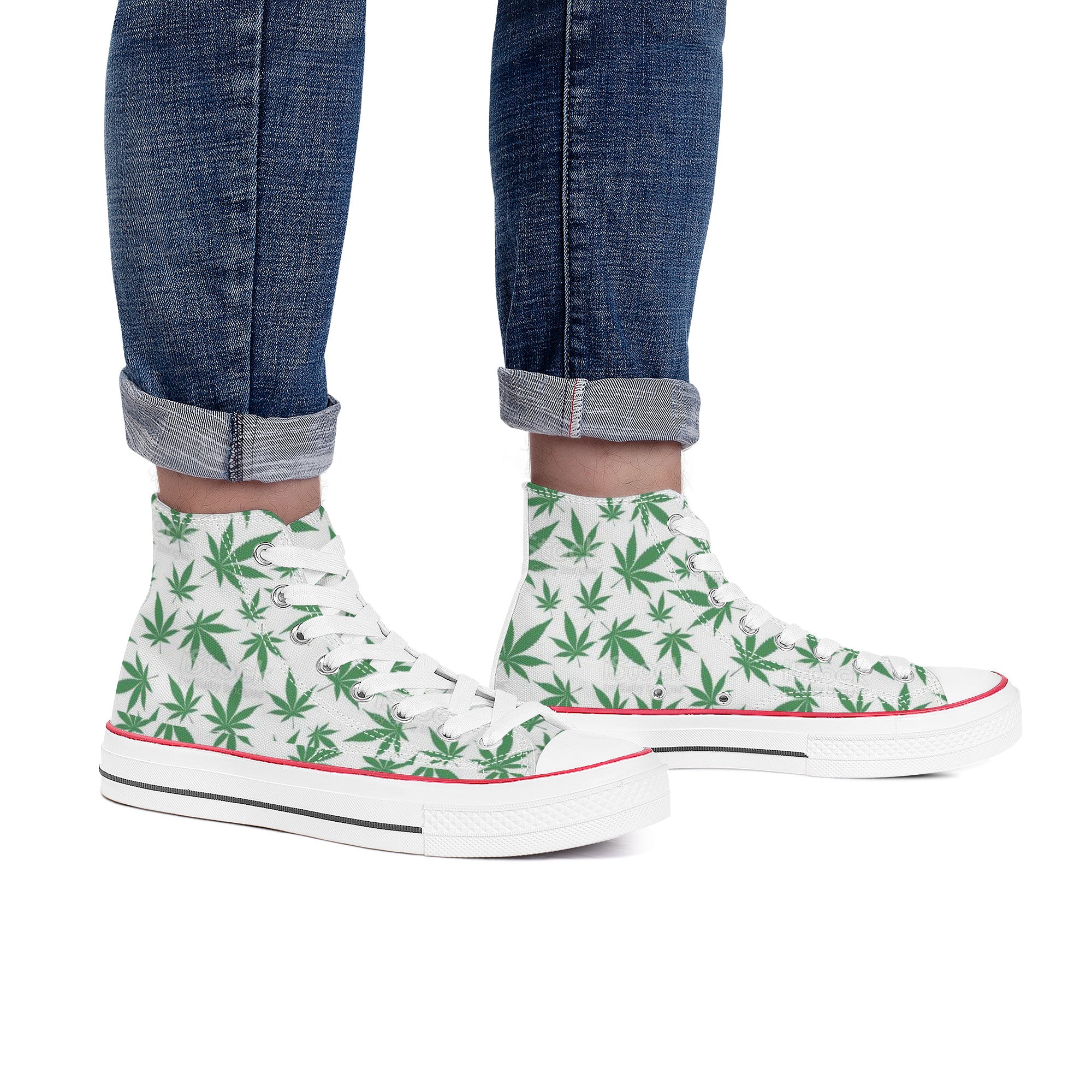 Custom Weed Shoes | High Top Customized | Shoe Zero