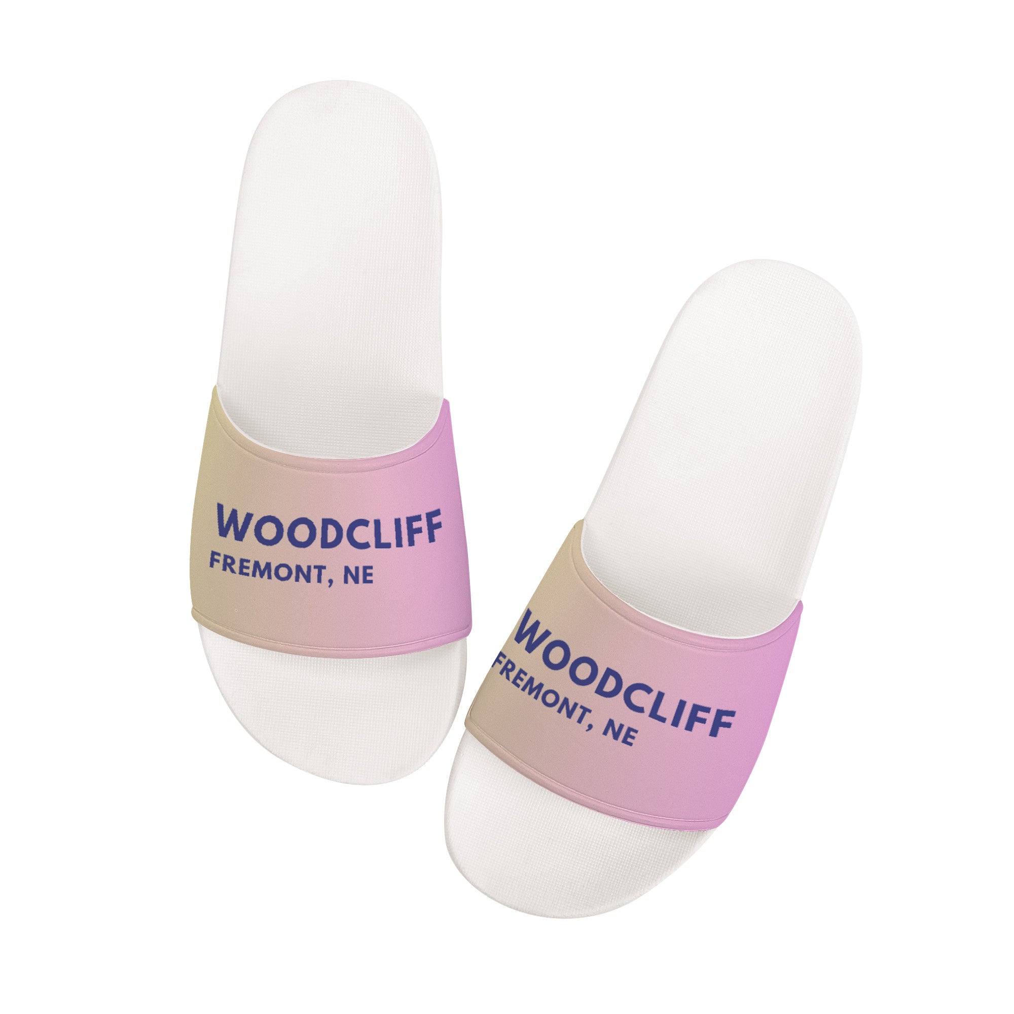 Woodcliff V1 | Customized Slide Sandals - White - Shoe Zero