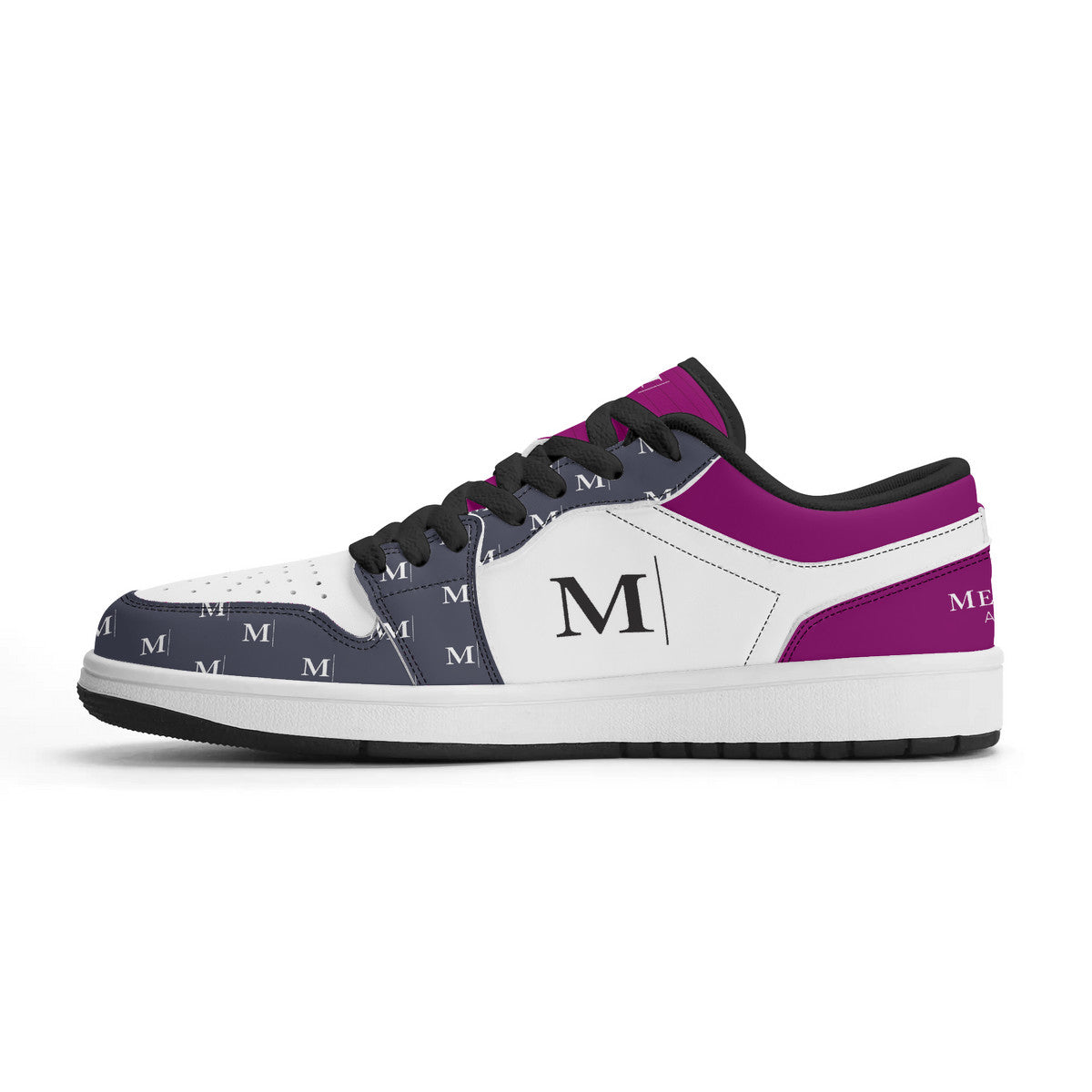 Mercer Advisors | Custom Branded Shoes | Shoe Zero V4 (Dark Raspberry + Charcoal)