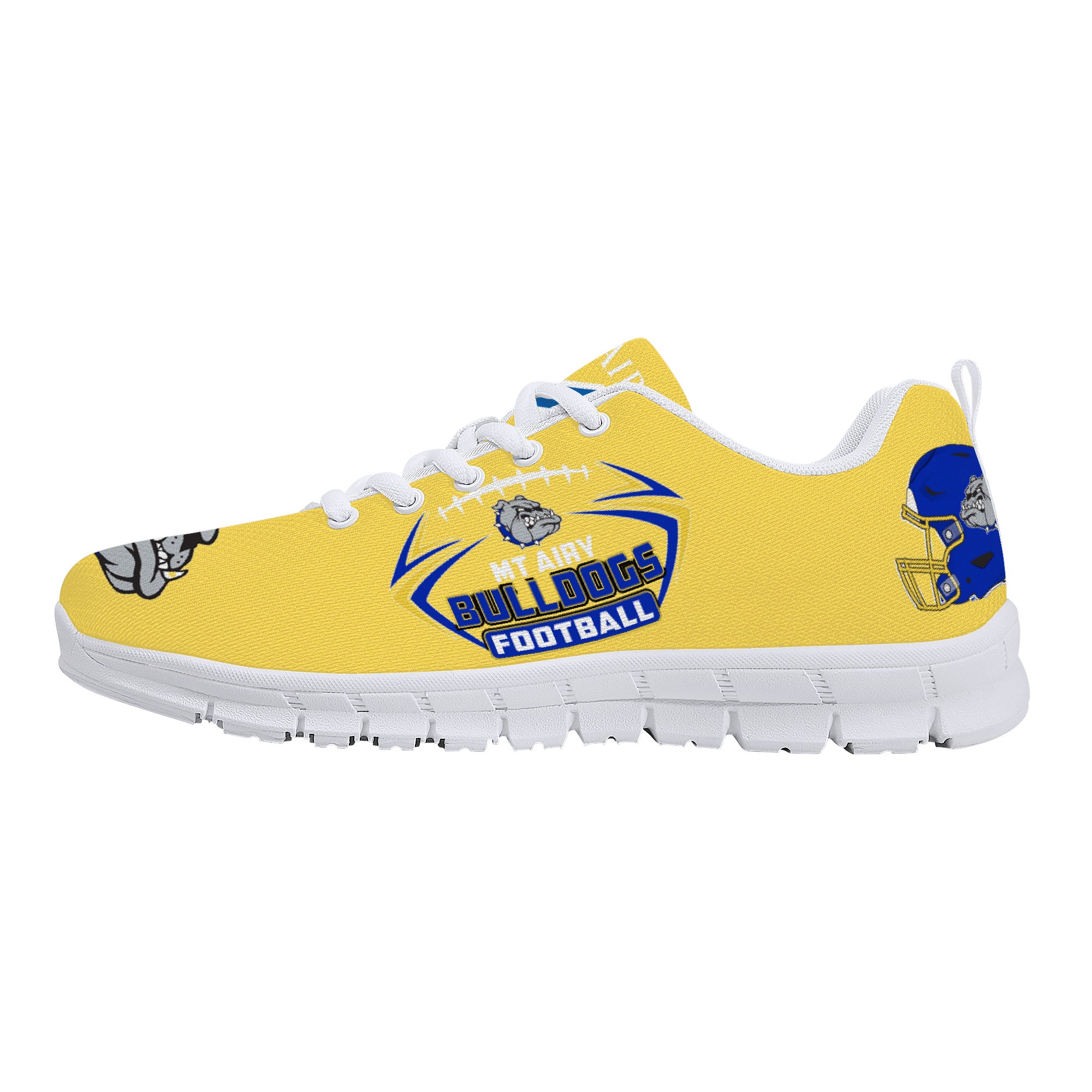 Bulldogs Football shoes by Philip S. | Low Tops Customized | Shoe Zero