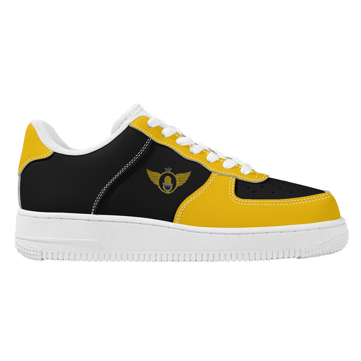Gold Series - Black and Gold | Low Top Customized | Shoe Zero