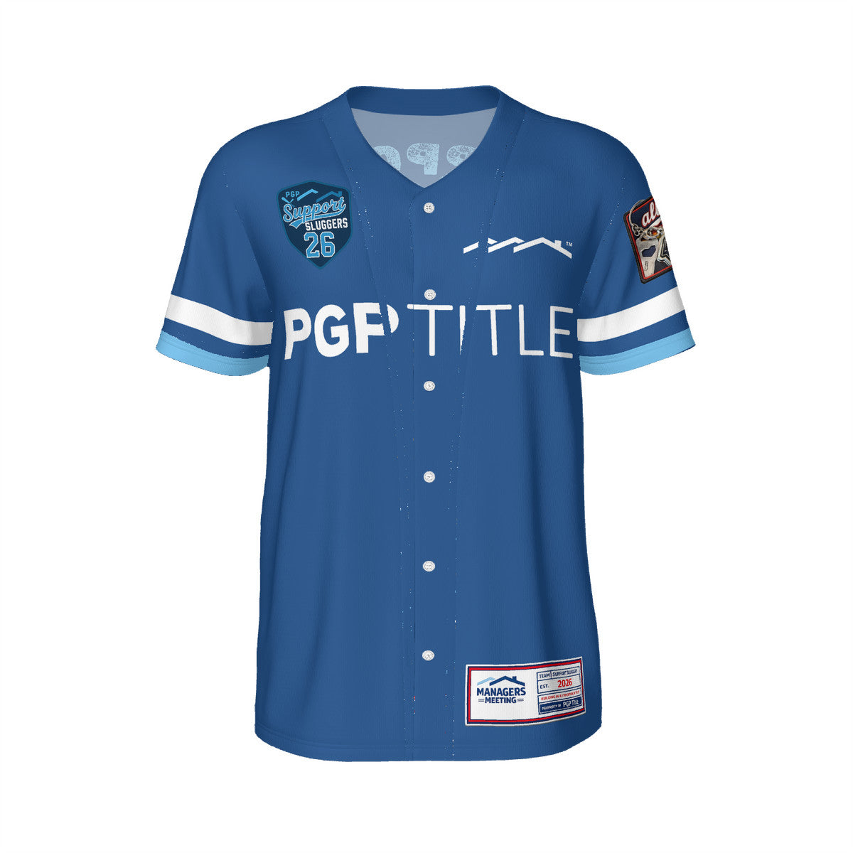 pgp title support slugger custom baseball jerseys