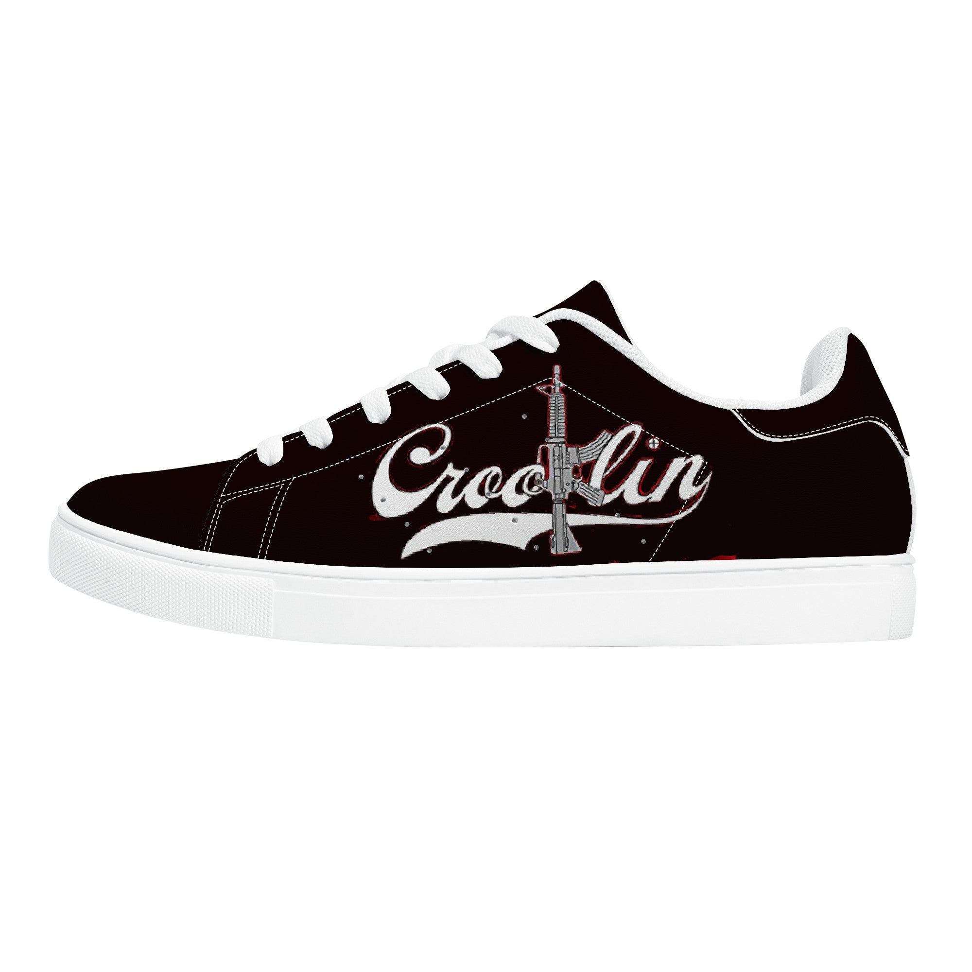 Crooklin Vegan Leather Sneakers | Low Top Customized | Shoe Zero