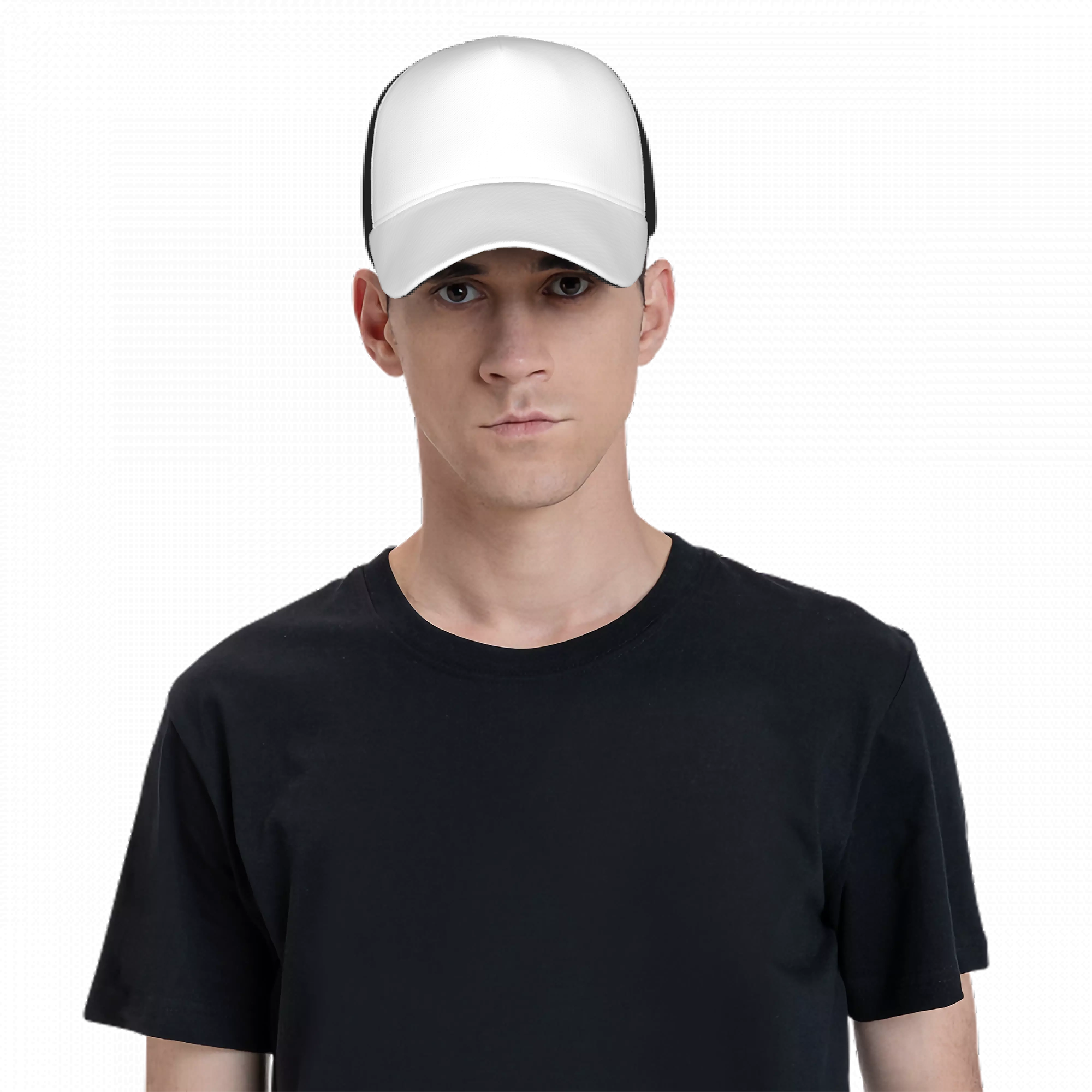 Customizable Curved Brim Baseball Cap (with Black color)