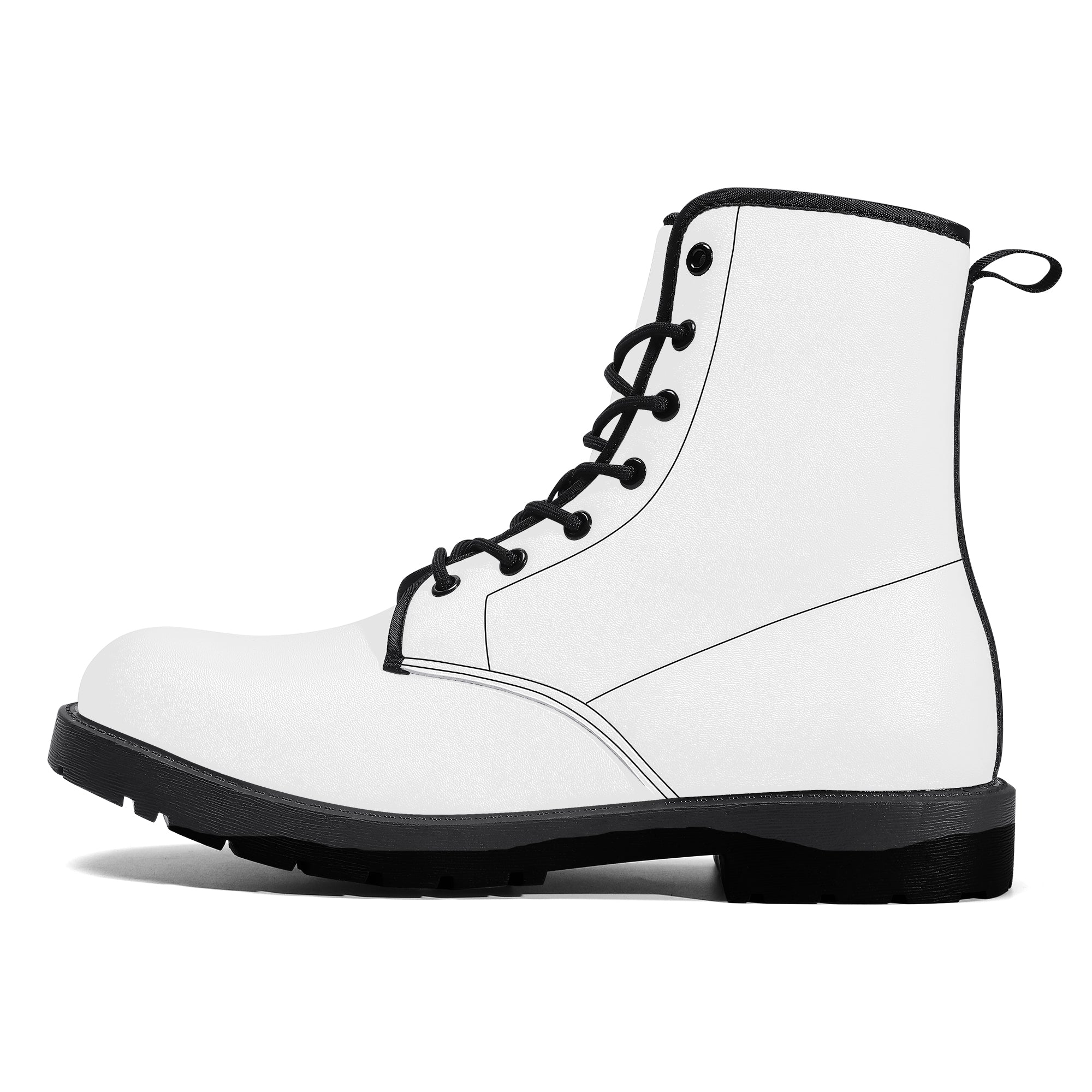 Customizable Synthetic Leather Boots - Shoe Zero