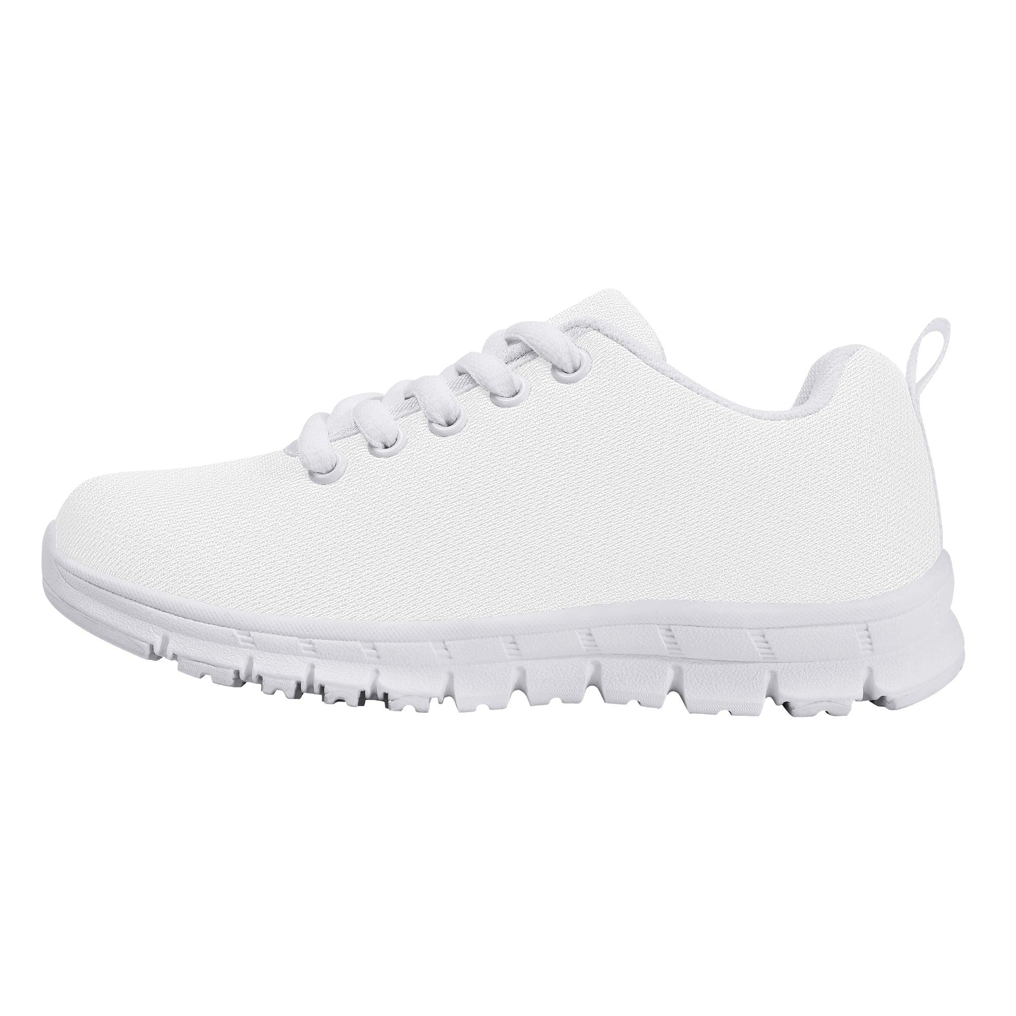 Customizable Kids Zero Runner Custom Sneakers - White - Shoe Zero