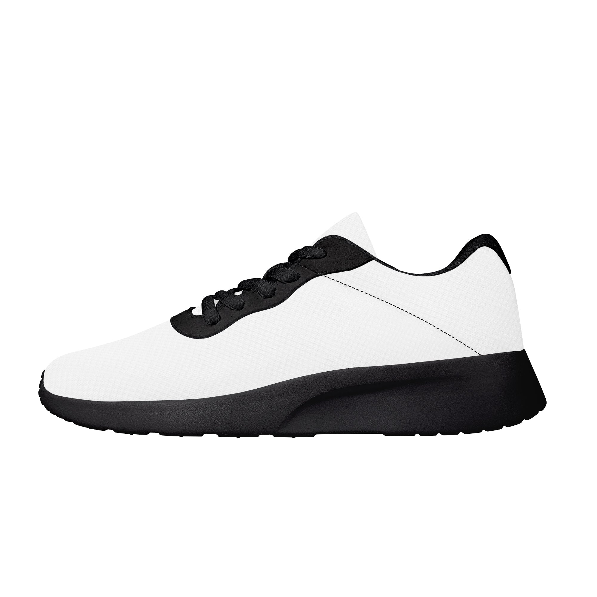 Customizable Air Mesh Running Shoes - Black - Shoe Zero