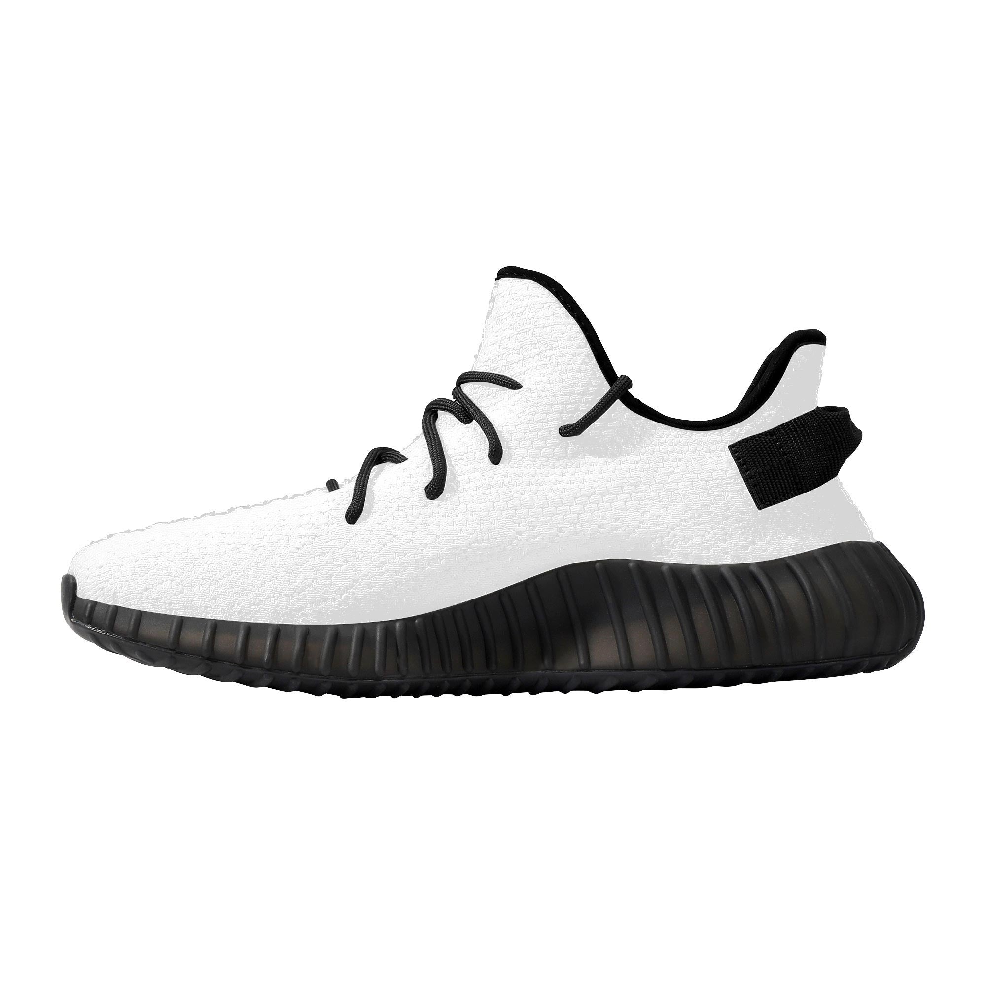 Customizable Breathable Mesh Knit Sneaker - Black - Shoe Zero