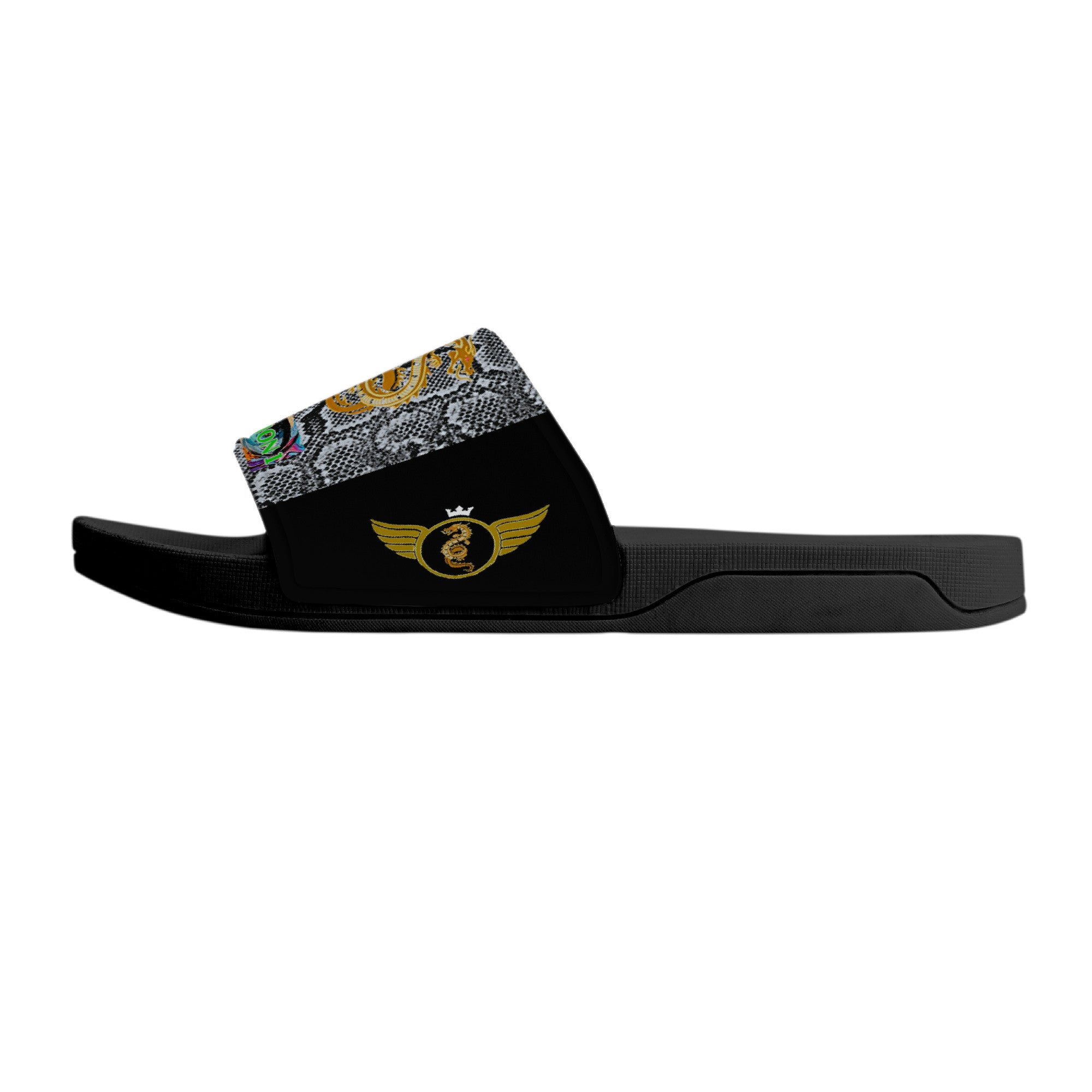 V9 Slide Sandals - Black - Shoe Zero