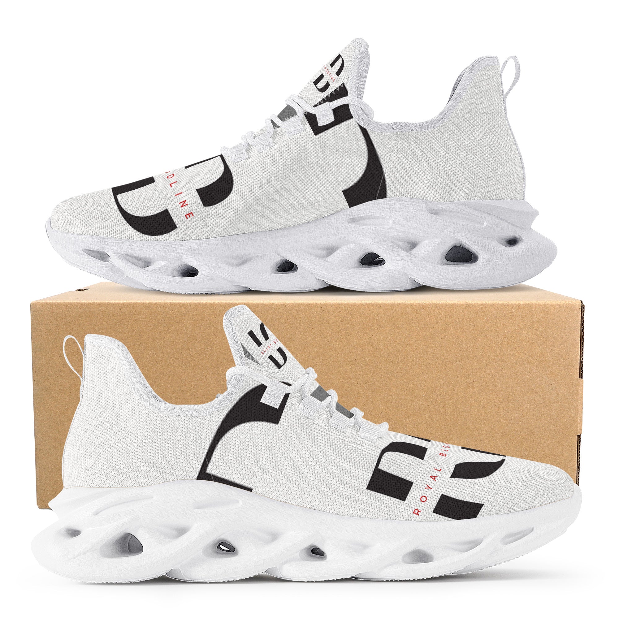 Ricardo Nettles V1 | Custom Print Flex Control Sneaker - White - Shoe Zero