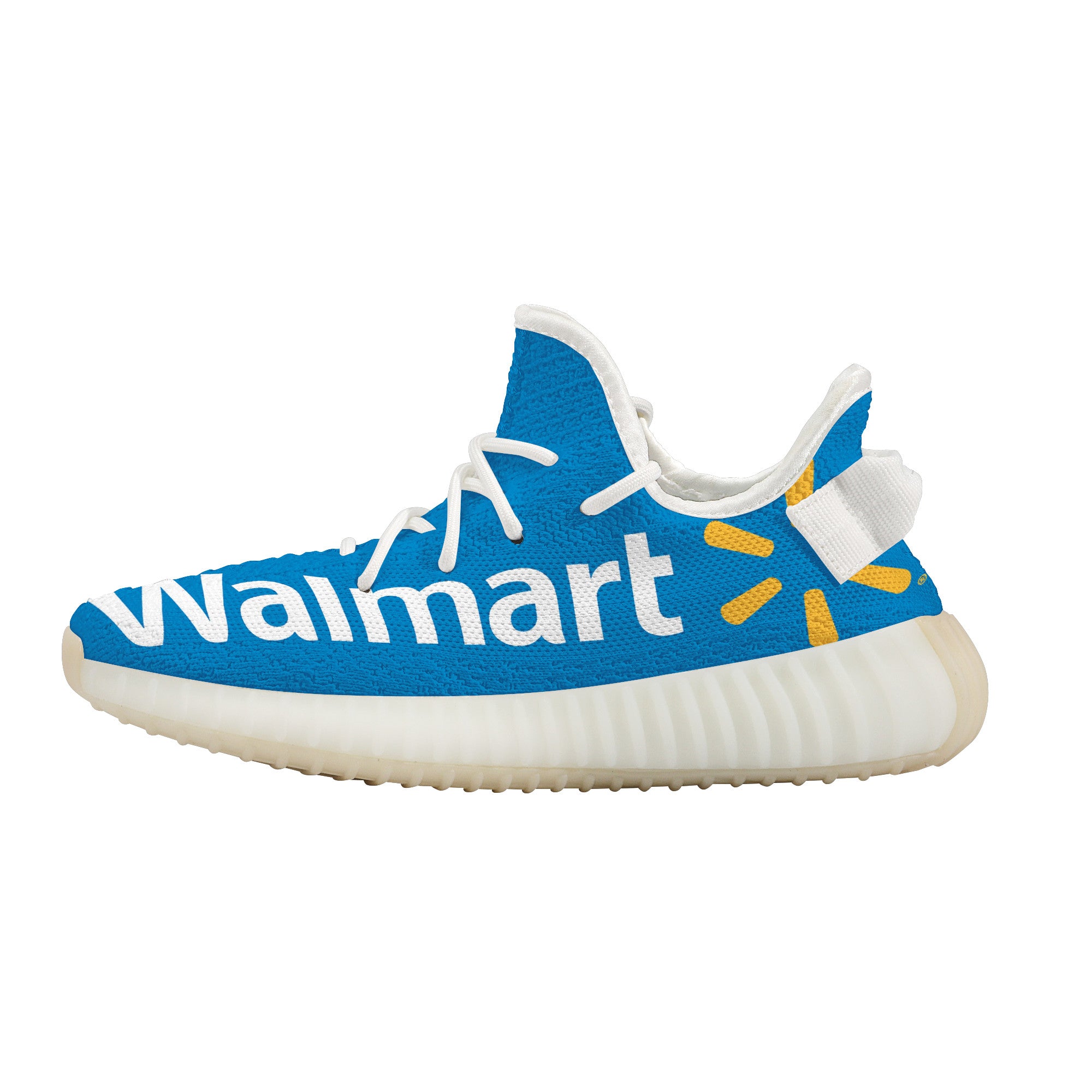 Walmart Breathable Mesh Knit Sneaker - White - Shoe Zero