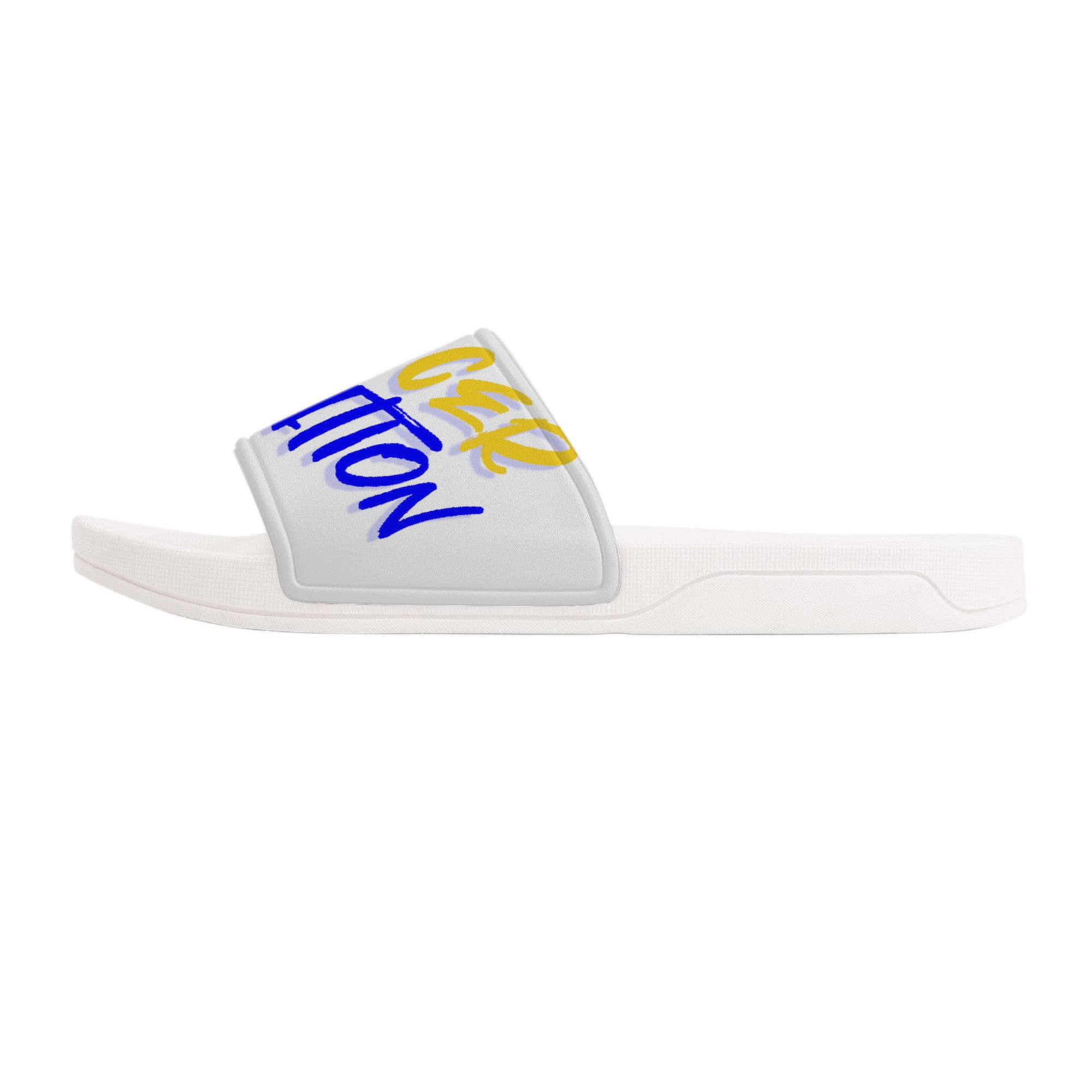 Nick Muench V8 Custom Slide Sandals - White - Shoe Zero
