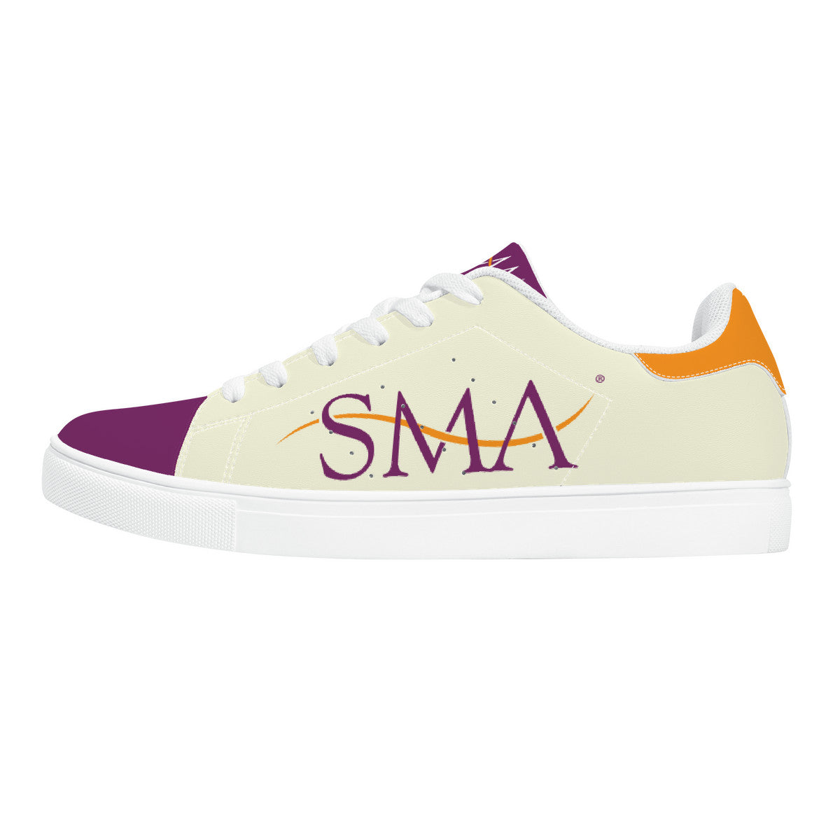 V.13 Beige - SMA Low-Top Sneakers - Custom Shoes - Shoe Zero