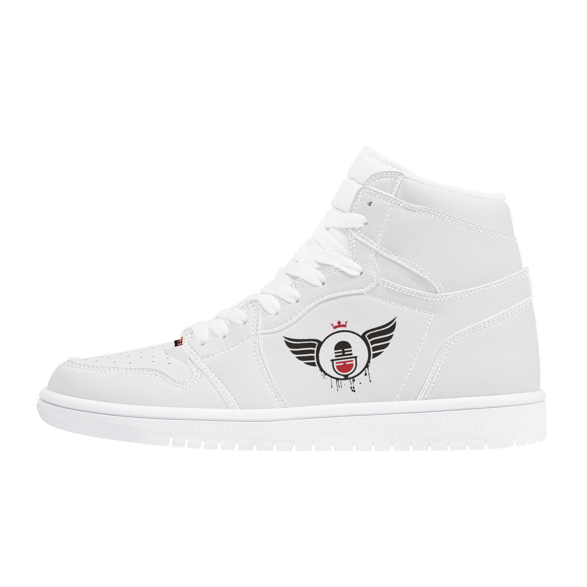 Basic White | Vision 1 Collection | High Top Sneaker - Designed Shoe Drop - Shoe Zero