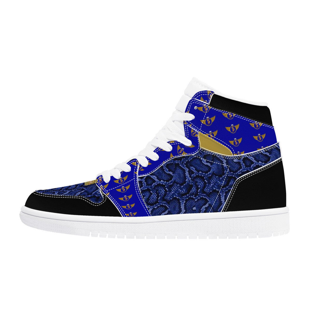 Majestic Excaliburs Blue | Vision 1 Collection | High Top Sneaker - Designed Shoe Drop - Shoe Zero