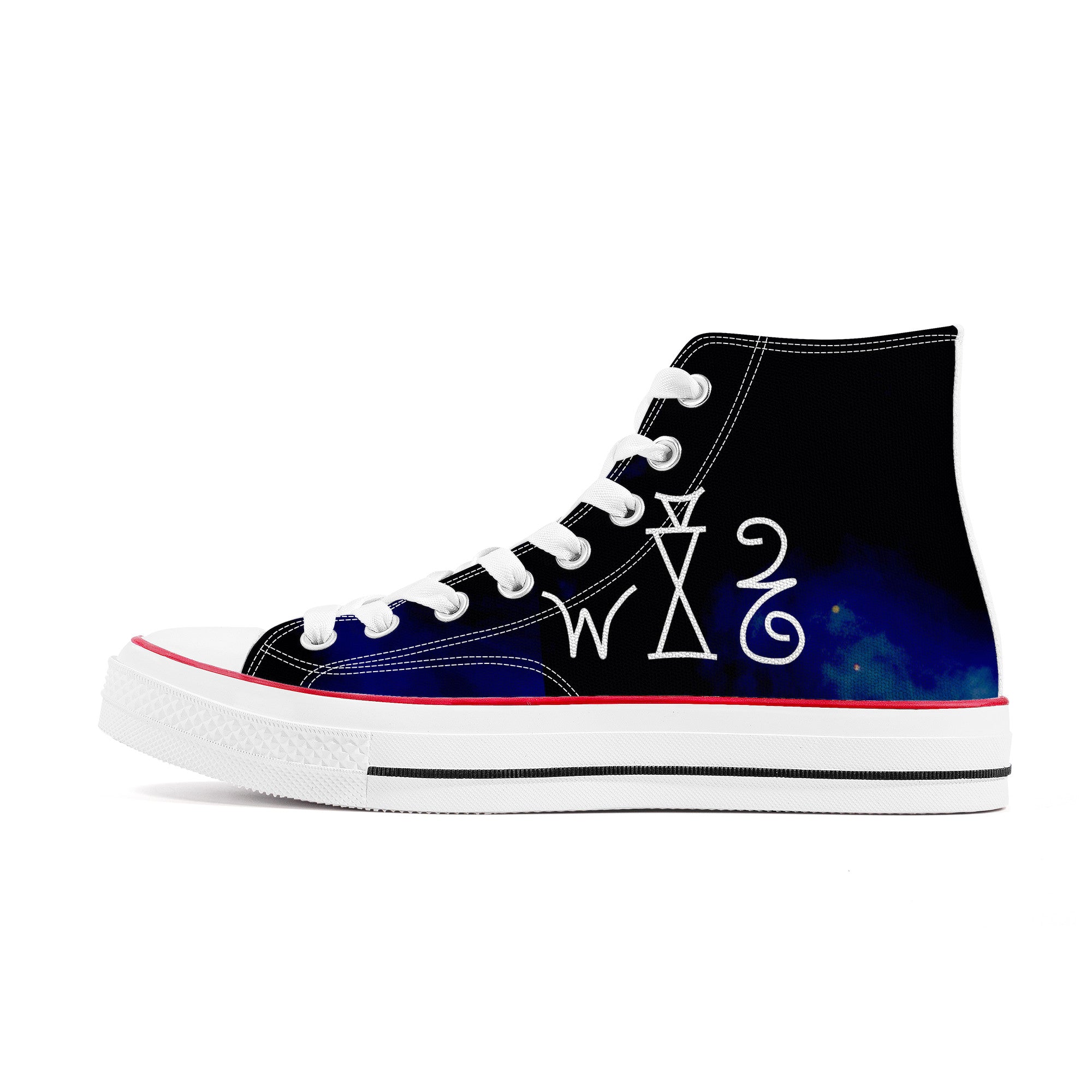 They will teach us | Customized High Top Canvas Shoes - White - Shoe Zero