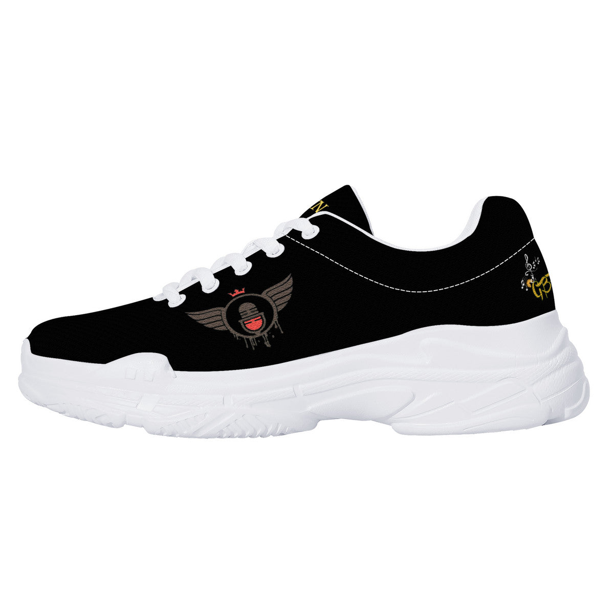Vision Shoes Vision 1 Collection | Basic Black | Low Top Customized | Shoe Zero