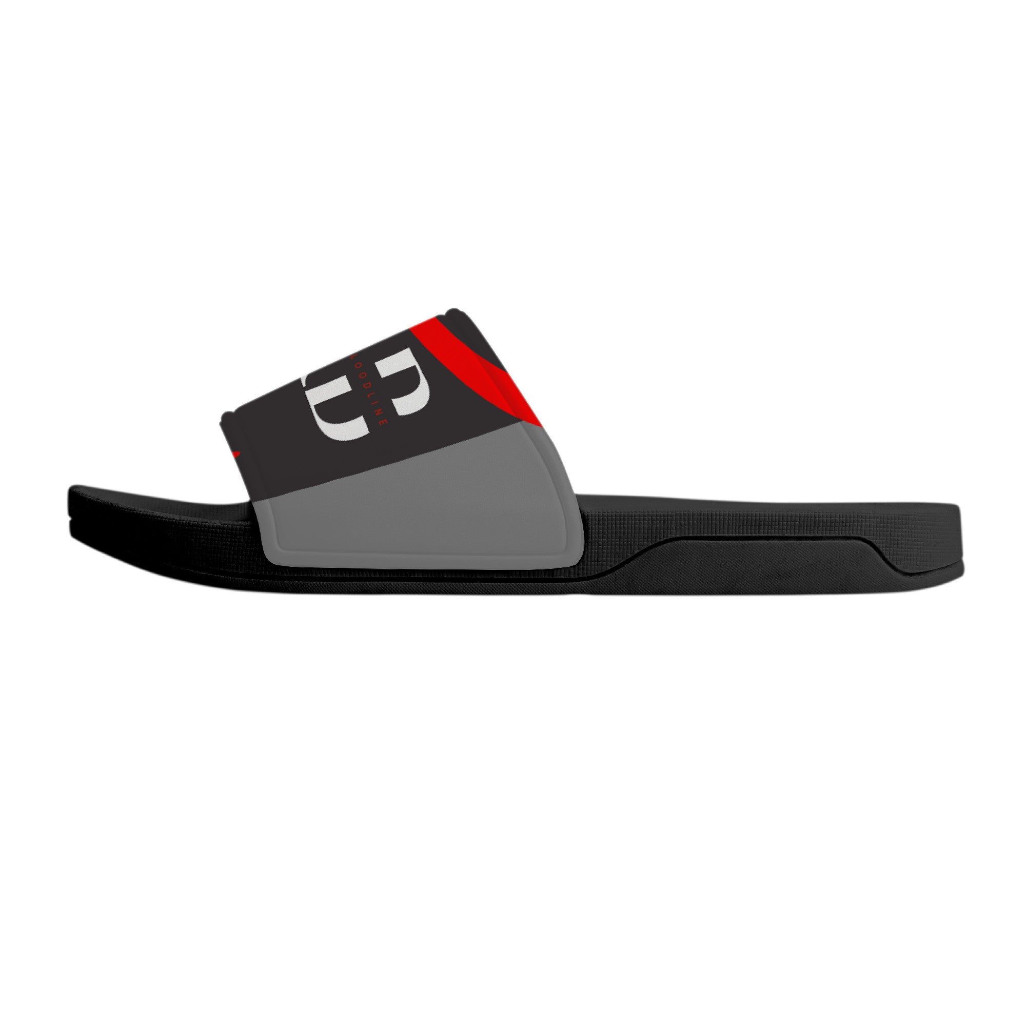 Ricardo Nettles V3 | Custom Print Slide Sandals - Black - Shoe Zero